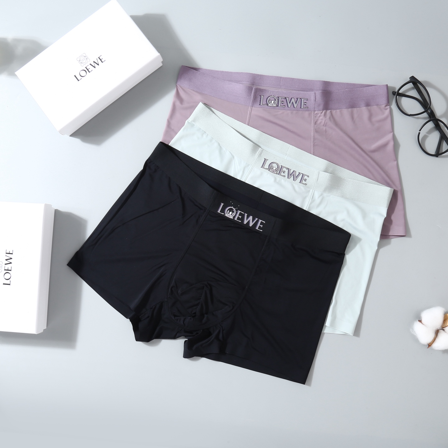  Loewe 罗意威！原单品质！精品盒装男士内裤！外贸国外订单，高品质，锦纶冰丝无痕切割工艺 科学配 8