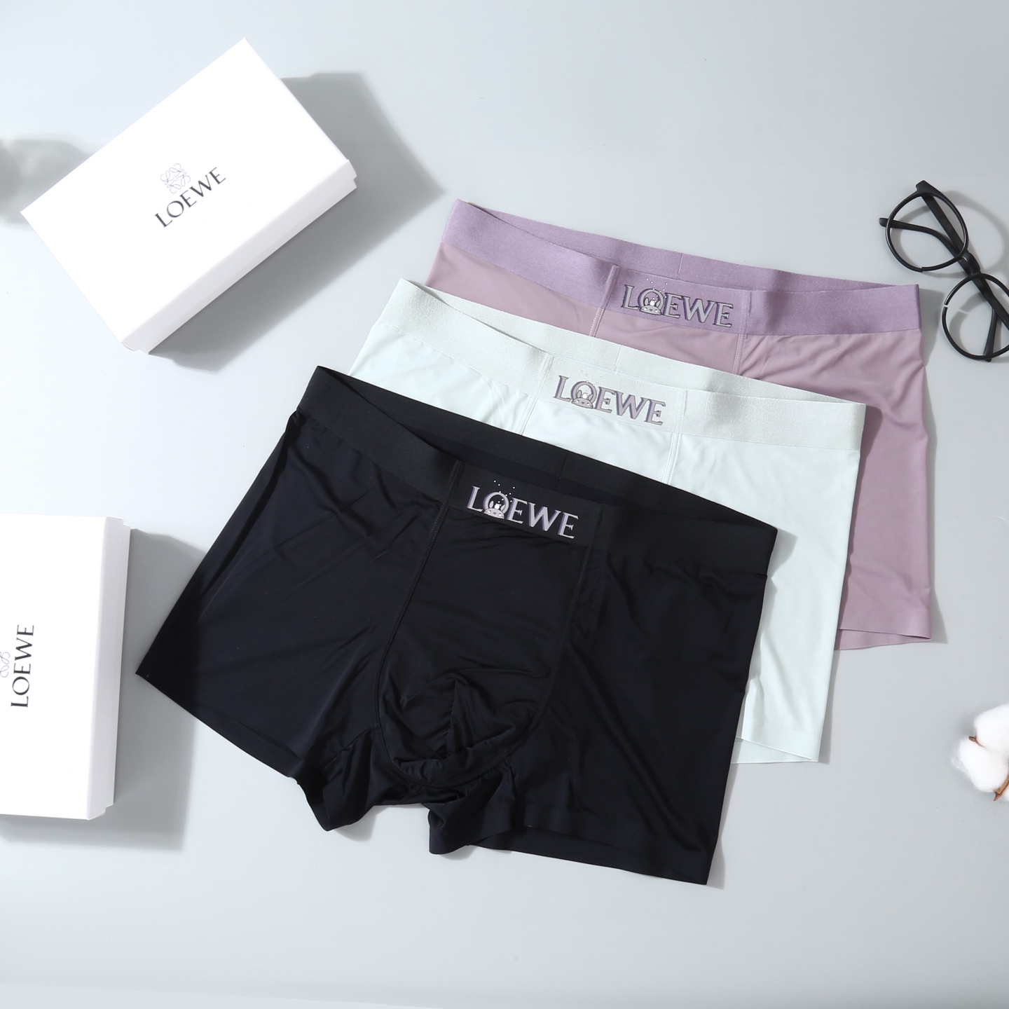  Loewe 罗意威！原单品质！精品盒装男士内裤！外贸国外订单，高品质，锦纶冰丝无痕切割工艺 科学配 8