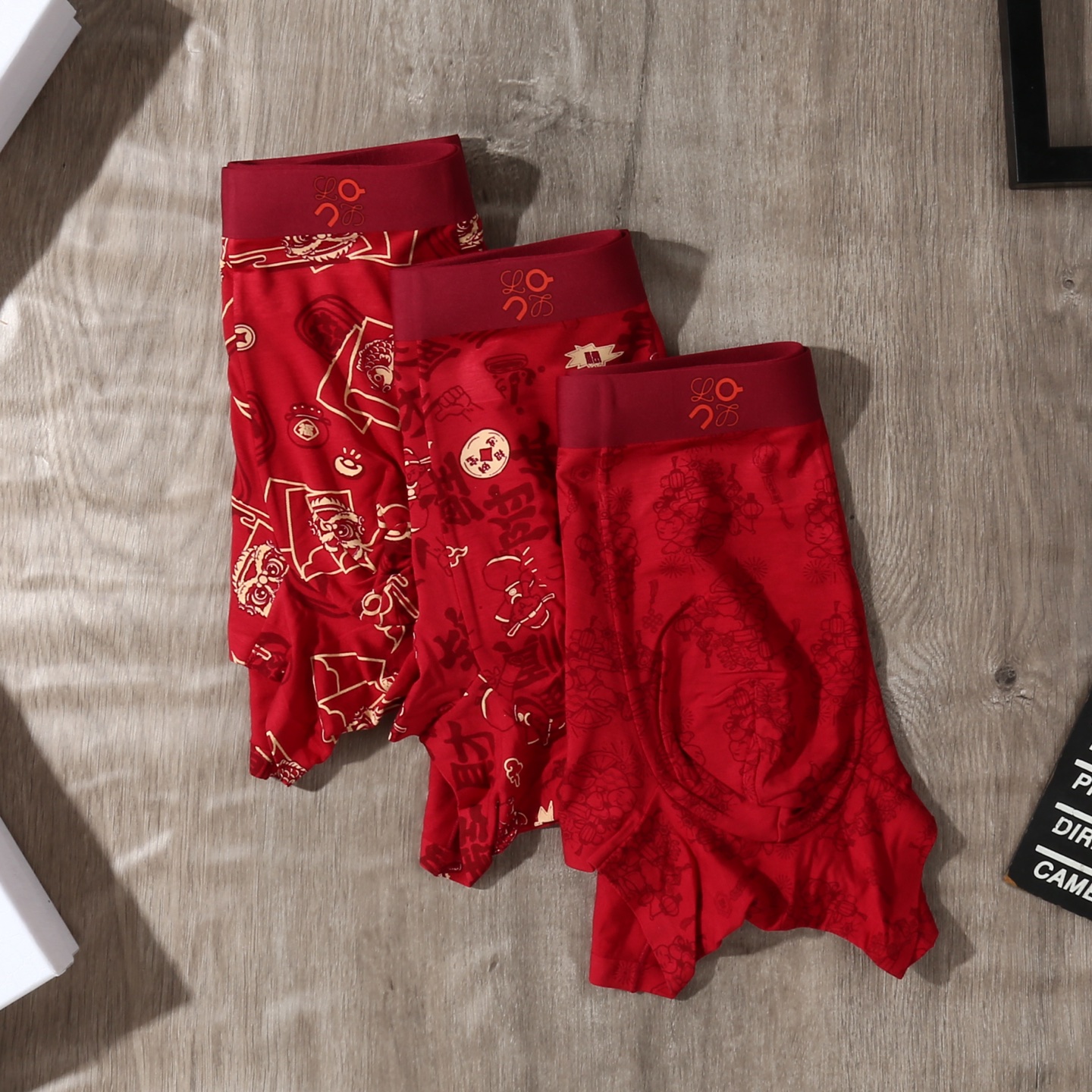 新品！（本命鸿运红裤）On昂跑Cloudtilt！原单品质！潮流奢品 ！轻薄透气设计，精品盒装男士内裤！