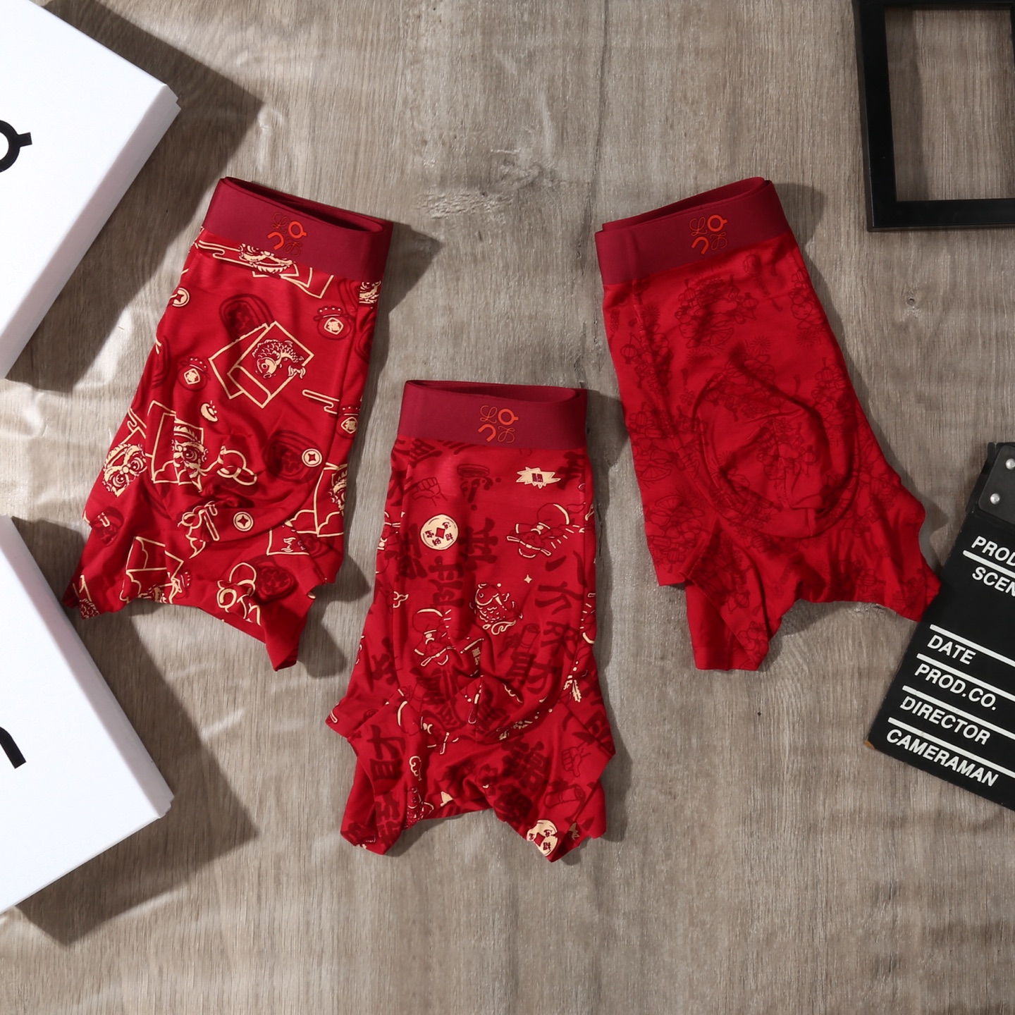 新品！（本命鸿运红裤）On昂跑Cloudtilt！原单品质！潮流奢品 ！轻薄透气设计，精品盒装男士内裤！