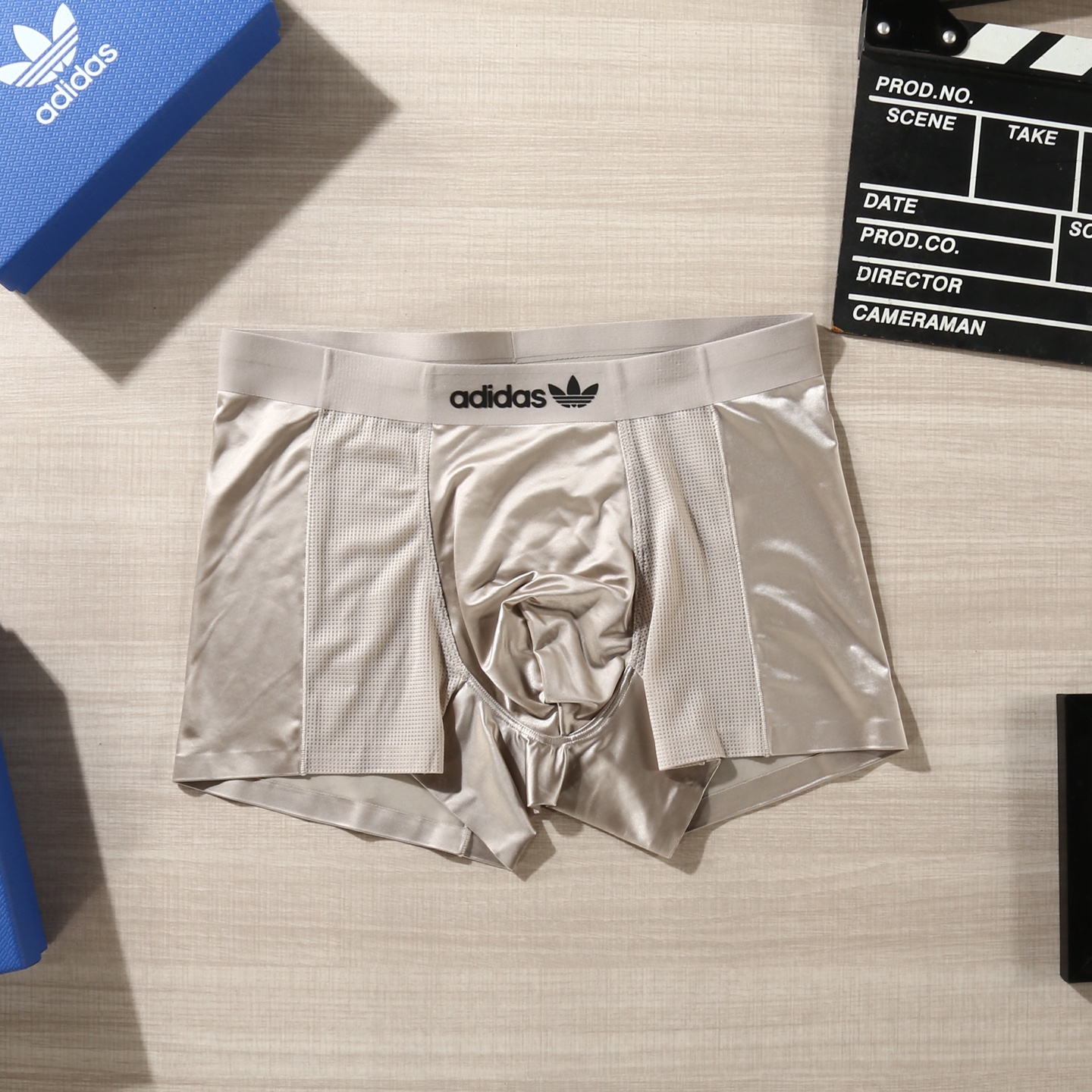 新品！（立体硅胶）adidas 阿迪达斯！原单品质！潮流奢品 ！轻薄透气设计，精品盒装男士内裤！外贸国外