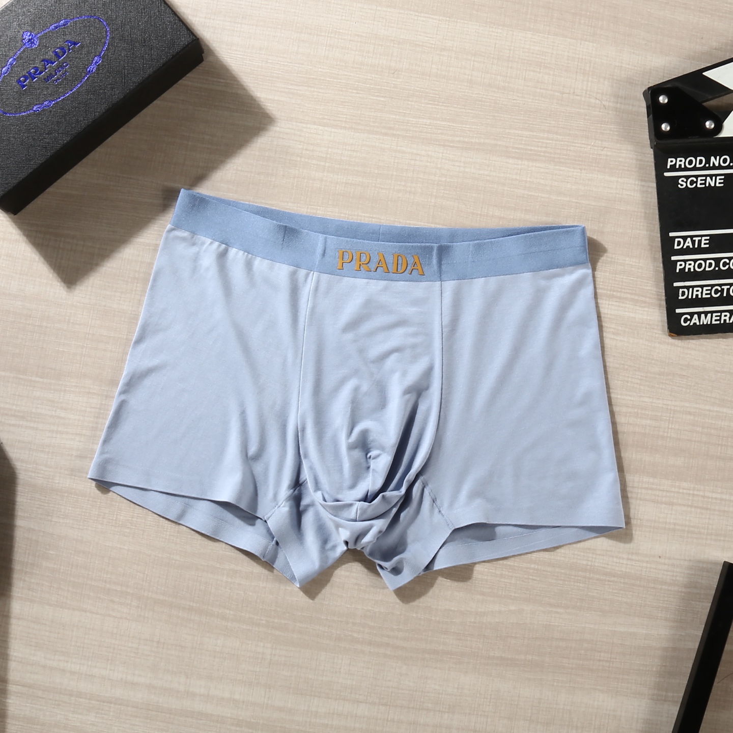 新品！（立体硅胶）PRADA 普拉达！原单品质！潮流奢品 ！轻薄透气设计，精品盒装男士内裤！外贸国外订单