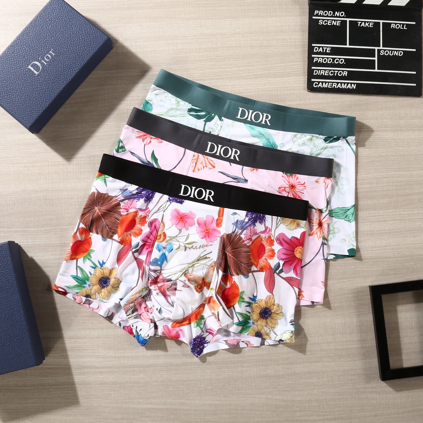 新品！（立体硅胶）DIOR 迪奥！原单品质！潮流奢品 ！轻薄透气设计，精品盒装男士内裤！外贸国外订单，高