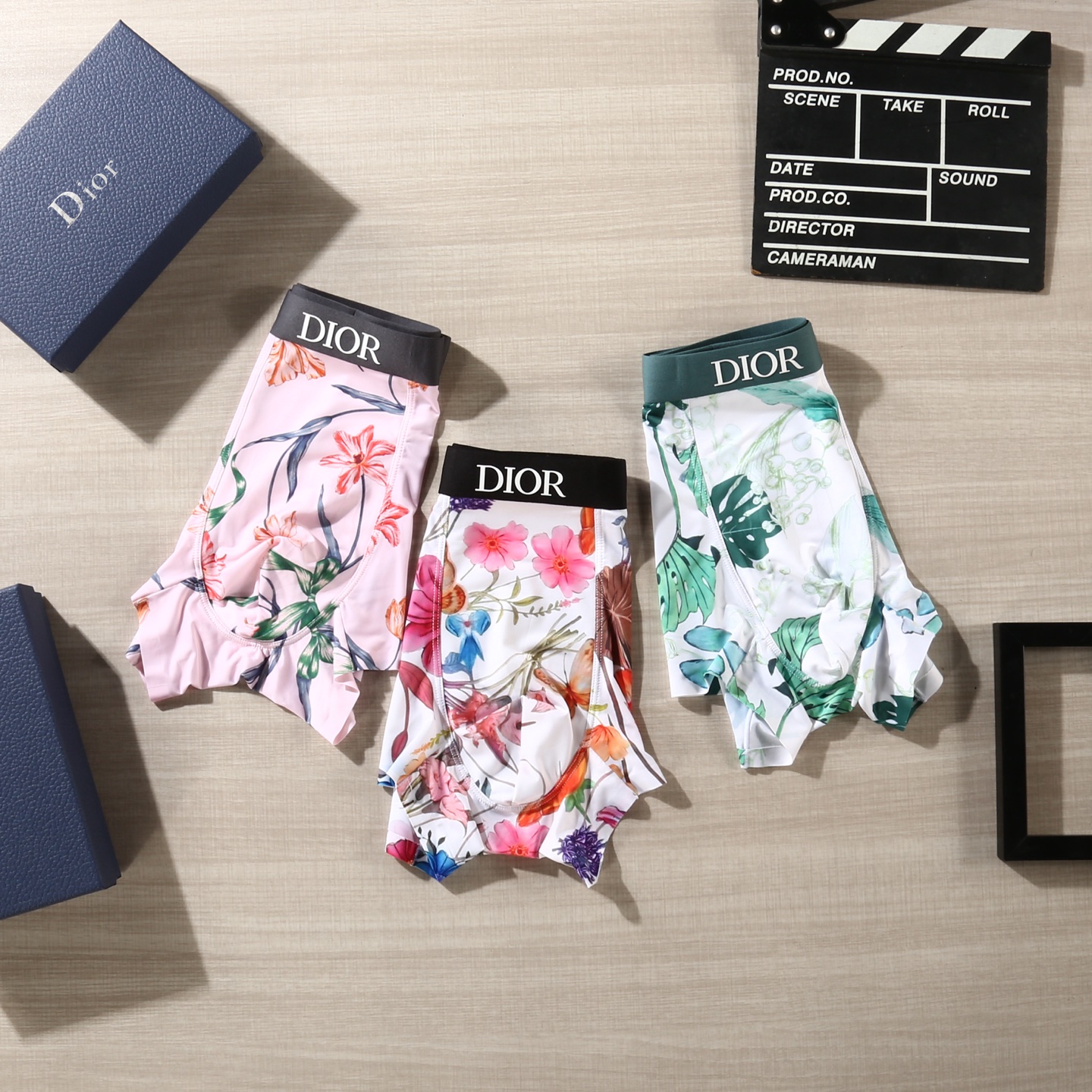 新品！（立体硅胶）DIOR 迪奥！原单品质！潮流奢品 ！轻薄透气设计，精品盒装男士内裤！外贸国外订单，高
