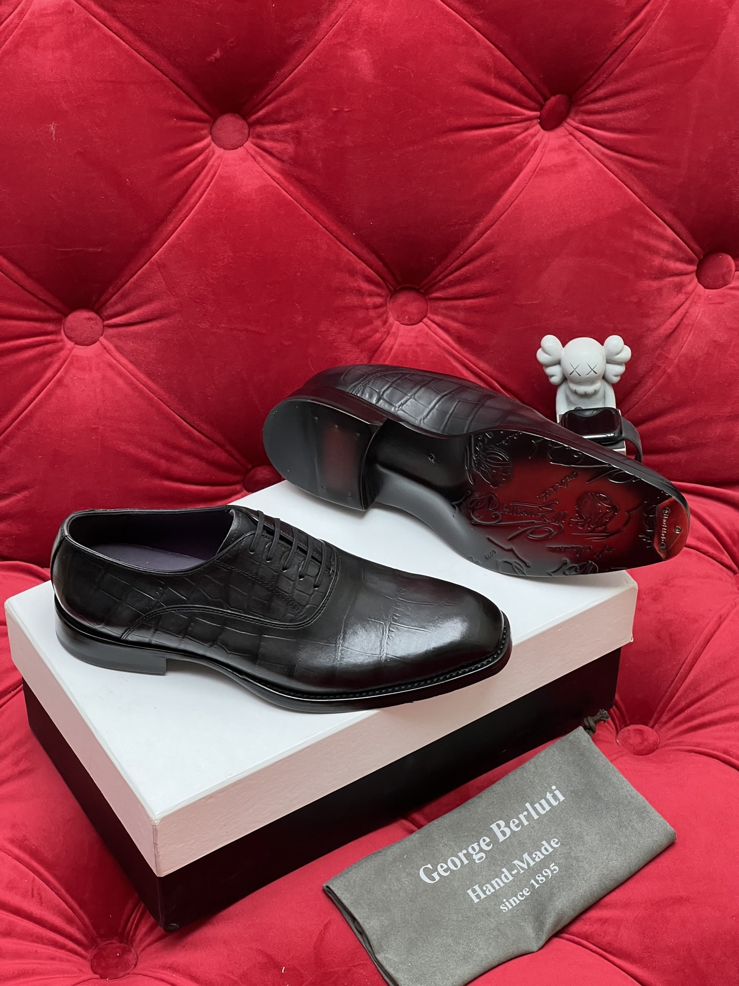 Berluti Men's Leather Dress Shoes - Italian Calfskin, Genuine Leather Sole 9 i1755235251241 2630 0 7