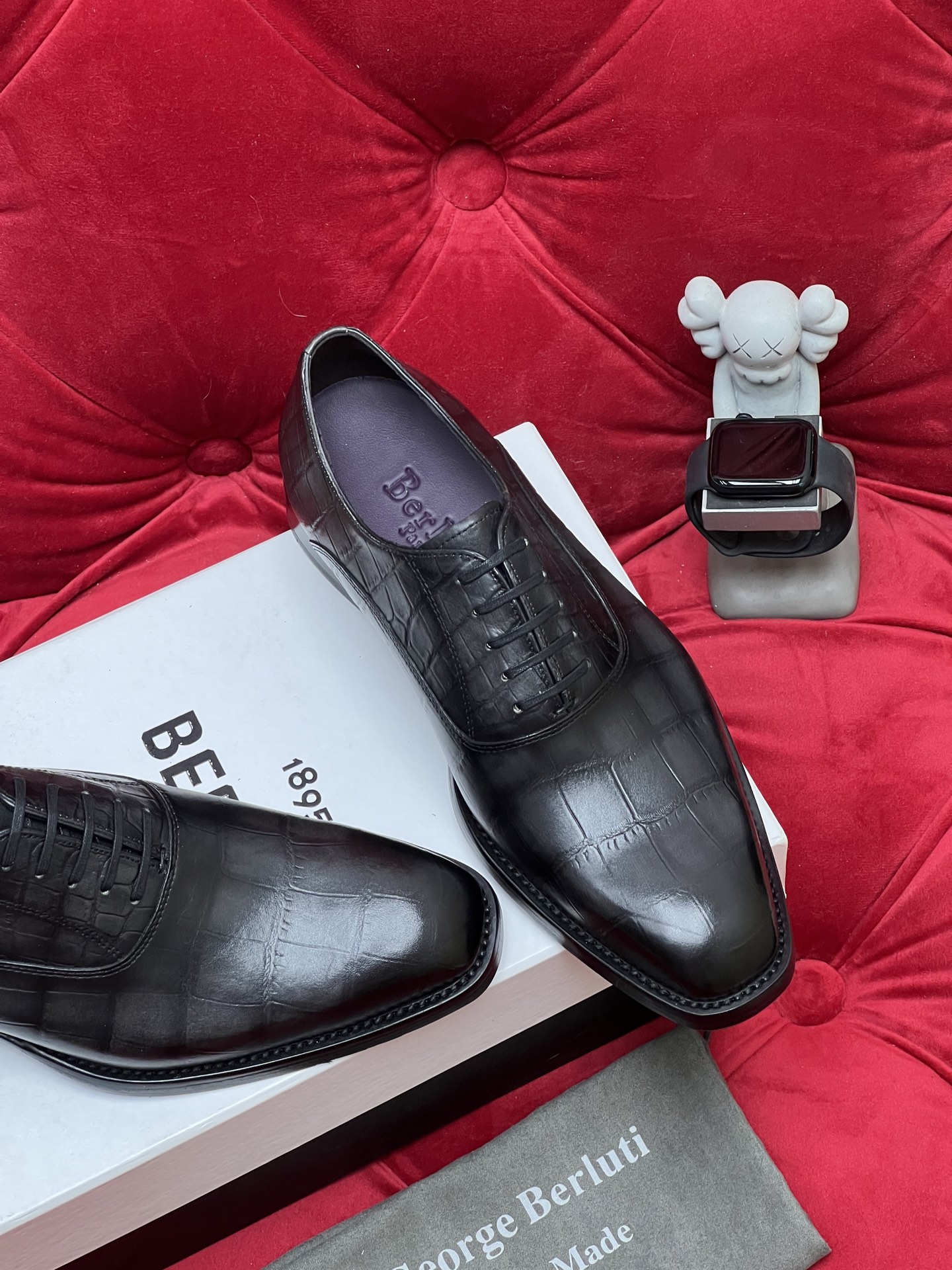 Berluti Men's Leather Dress Shoes - Italian Calfskin, Genuine Leather Sole 7 i1755235251296 5897 0 5