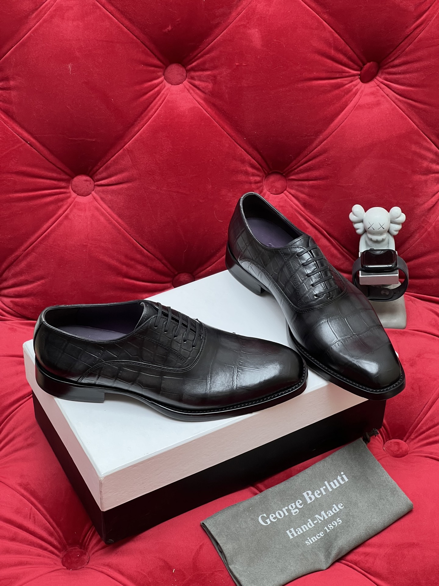 Berluti Men's Leather Dress Shoes - Italian Calfskin, Genuine Leather Sole 6 i1755235254048 4549 0 4