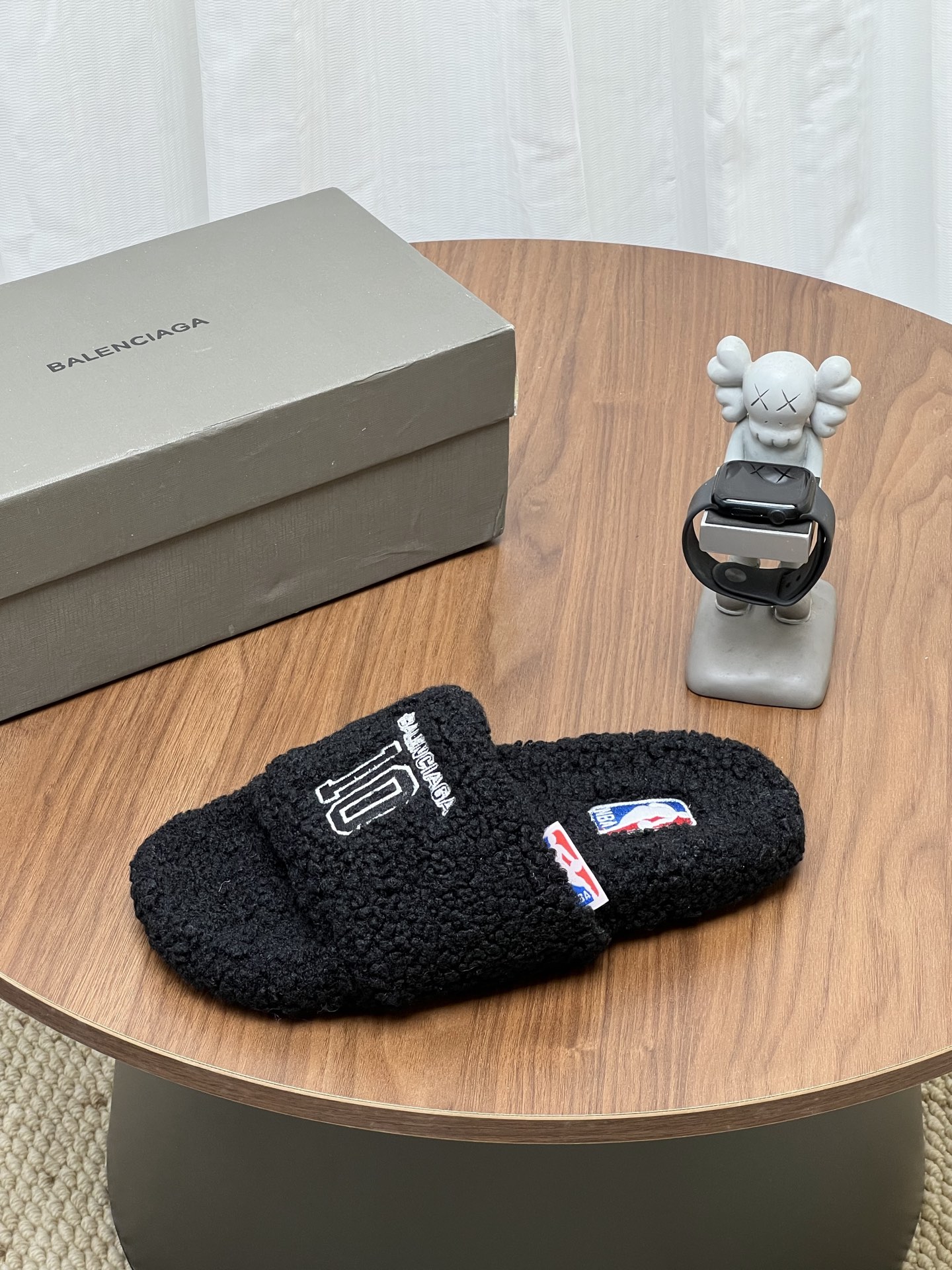 Balenciaga NBA Co-branded Fleece Slides