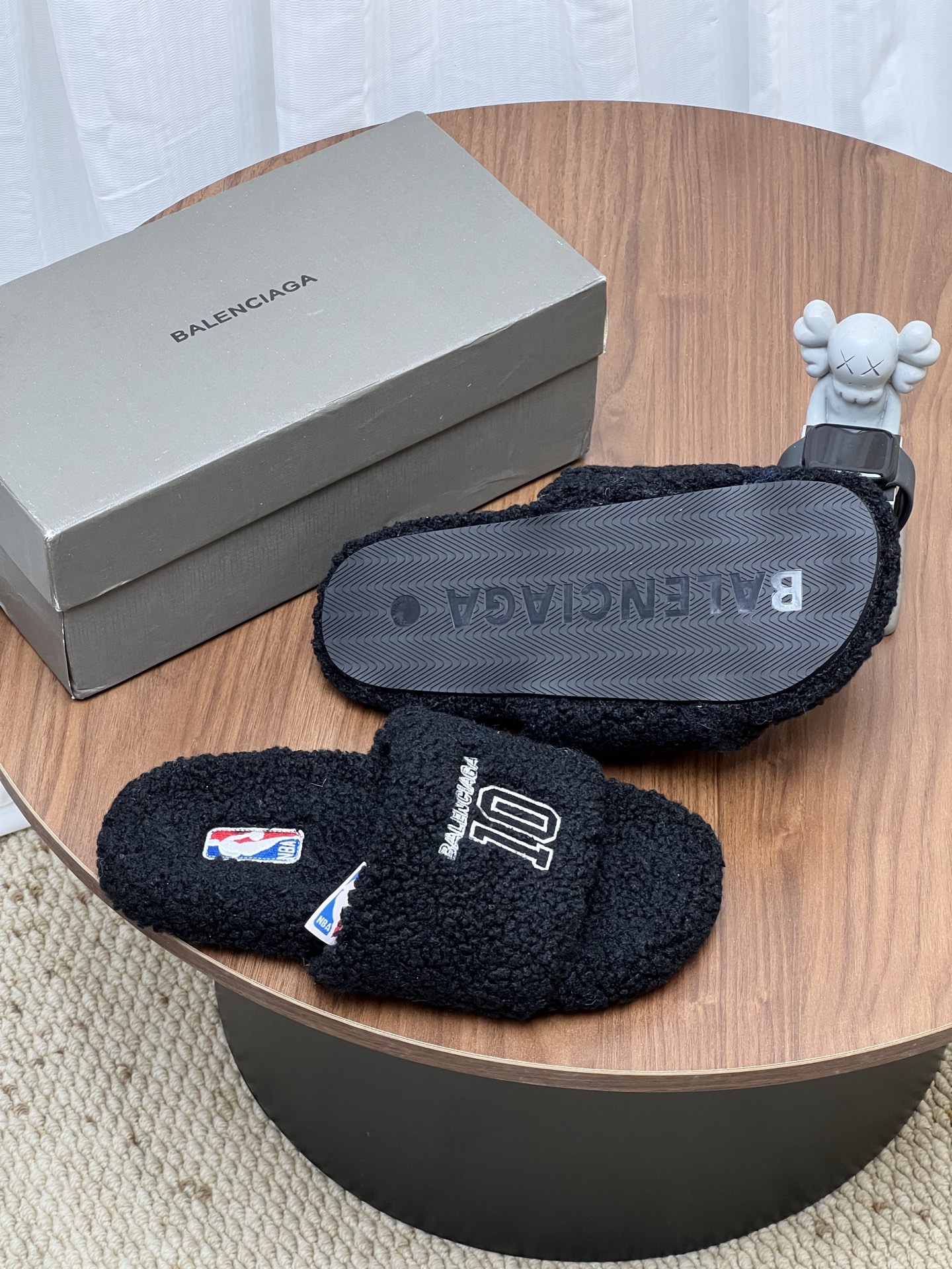 Balenciaga NBA Co-branded Fleece Slides