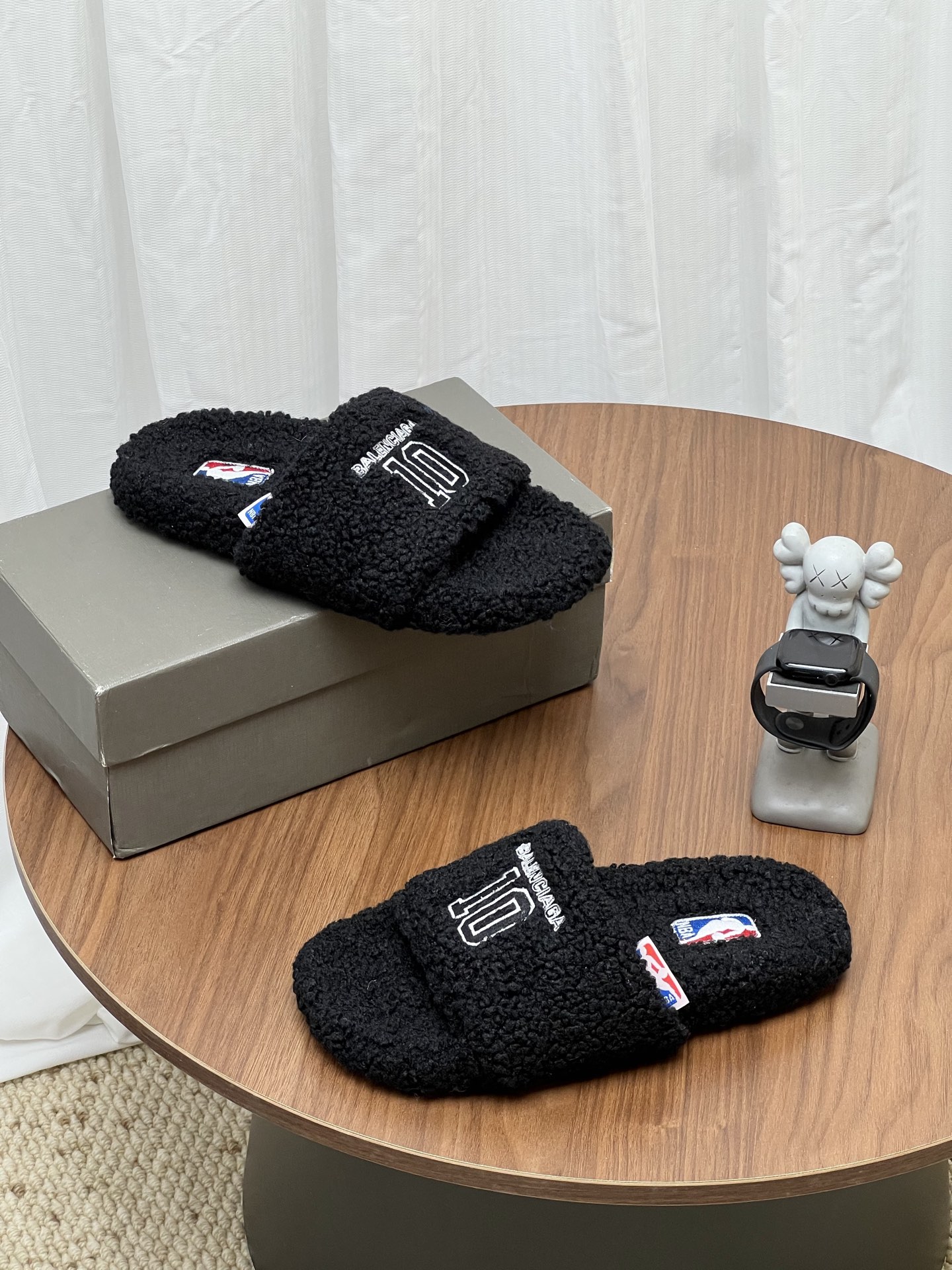 Balenciaga NBA Co-branded Fleece Slides