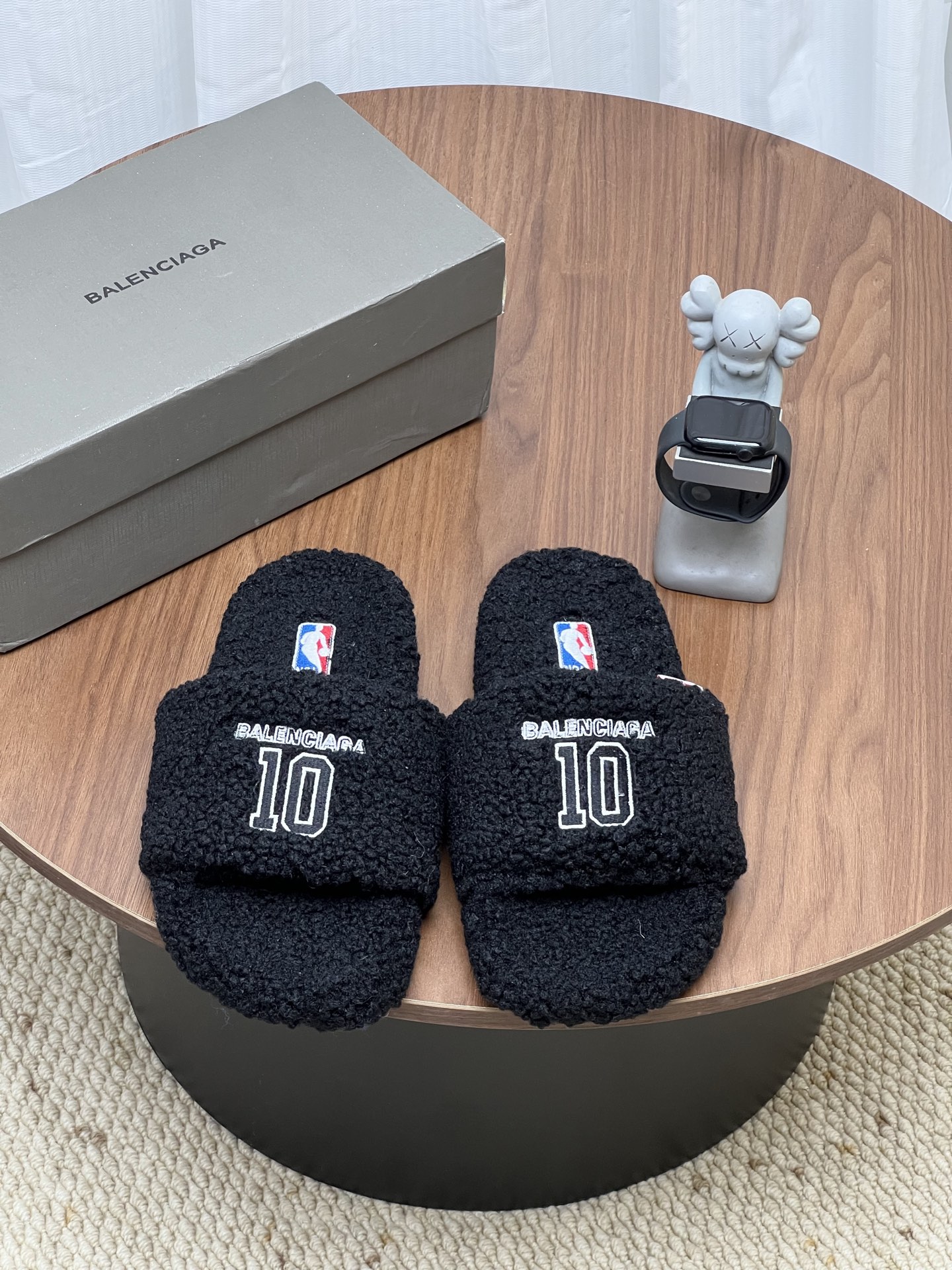 Balenciaga NBA Co-branded Fleece Slides