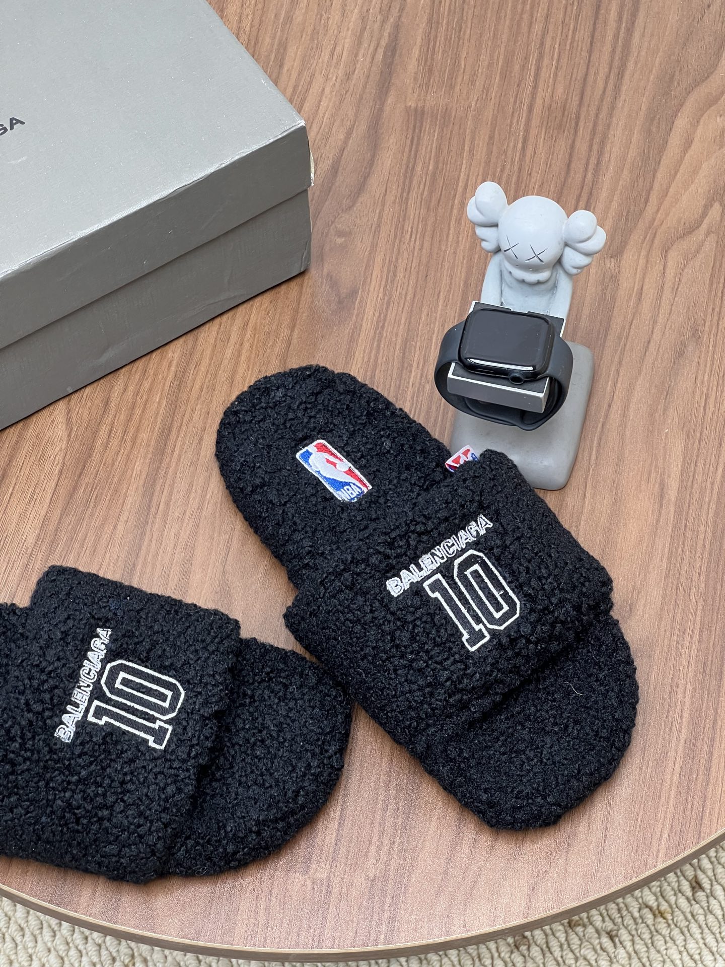 Balenciaga NBA Co-branded Fleece Slides