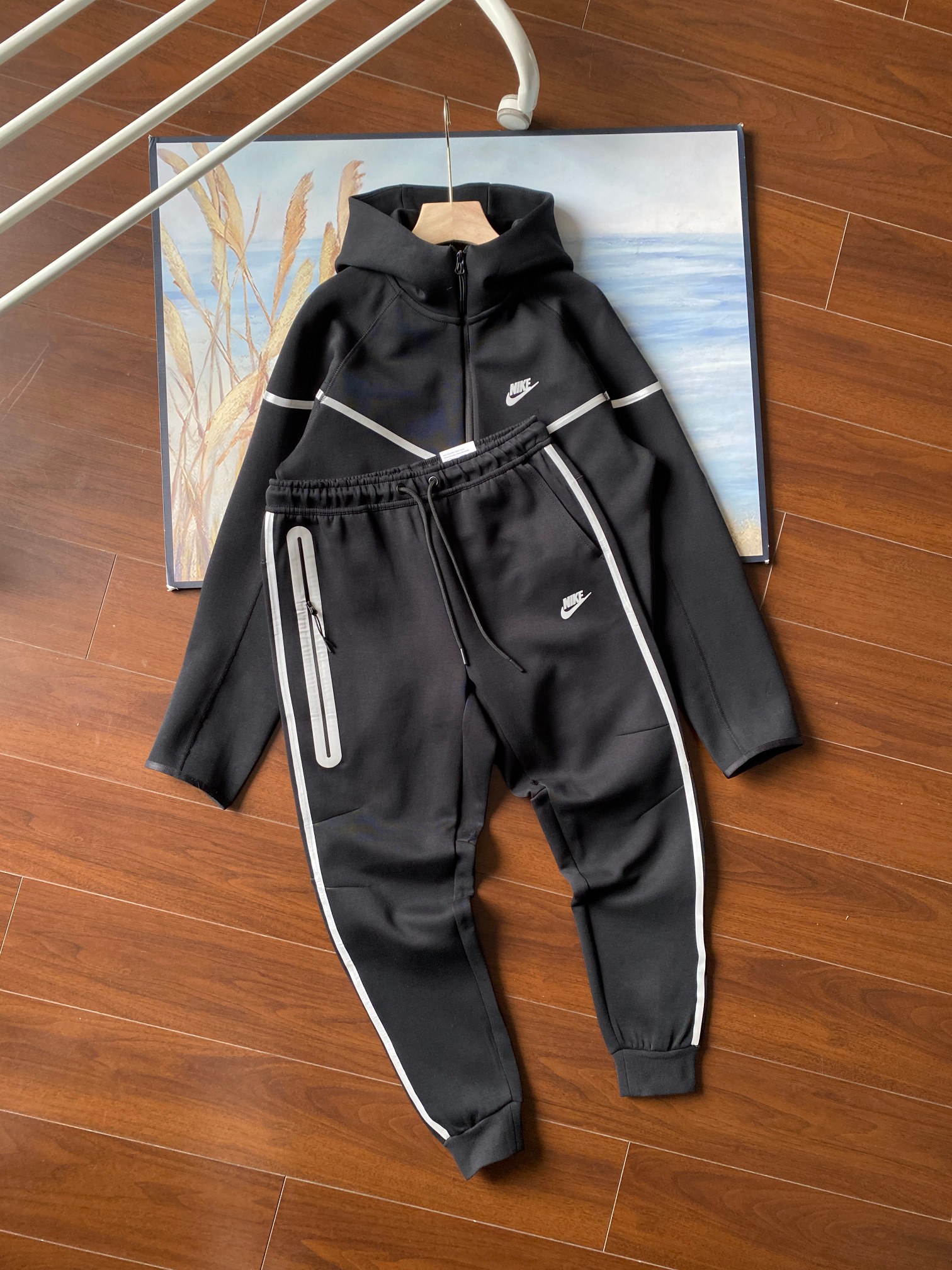 Nike Reflective Tracksuit: Hoodie, Sweatpants - Cotton Blend, Style & Comfort 2 a1741347270822 1834
