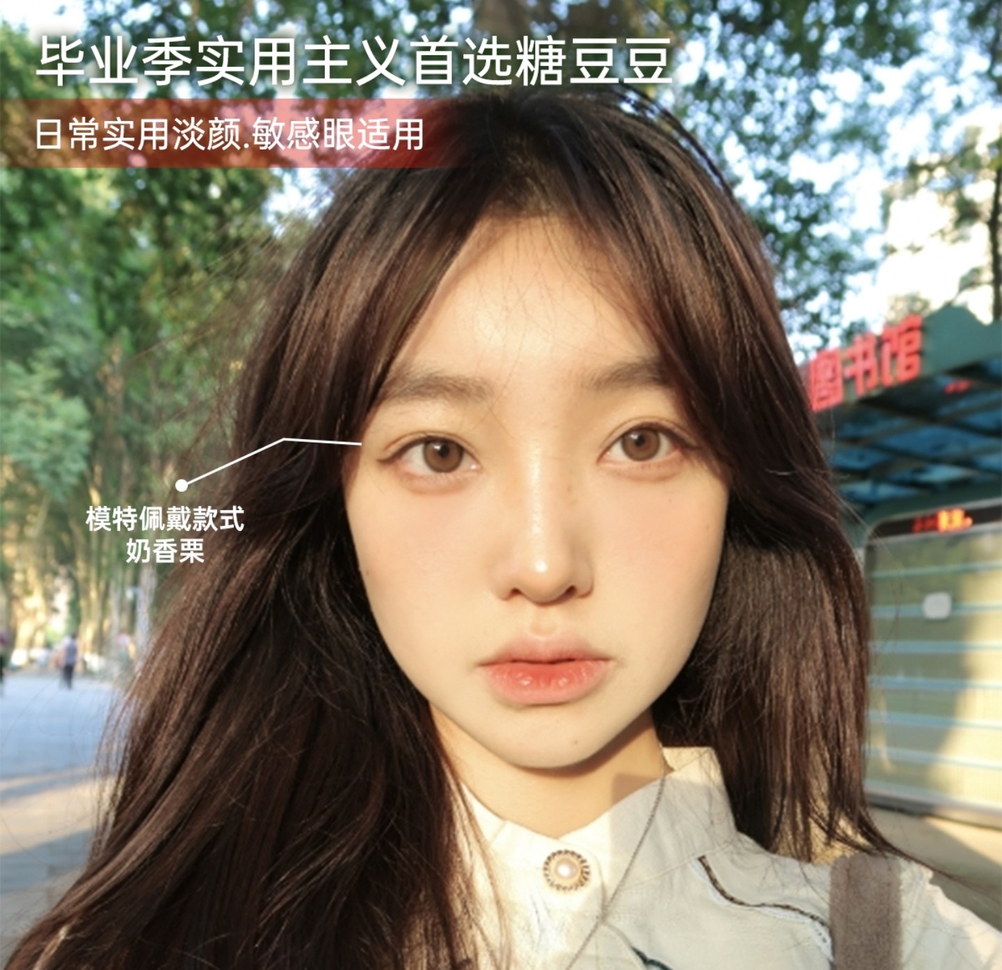 【年抛】SugarPlum糖豆美瞳 – 日常通勤淡颜伪妈生感 毕业季实用主义首选