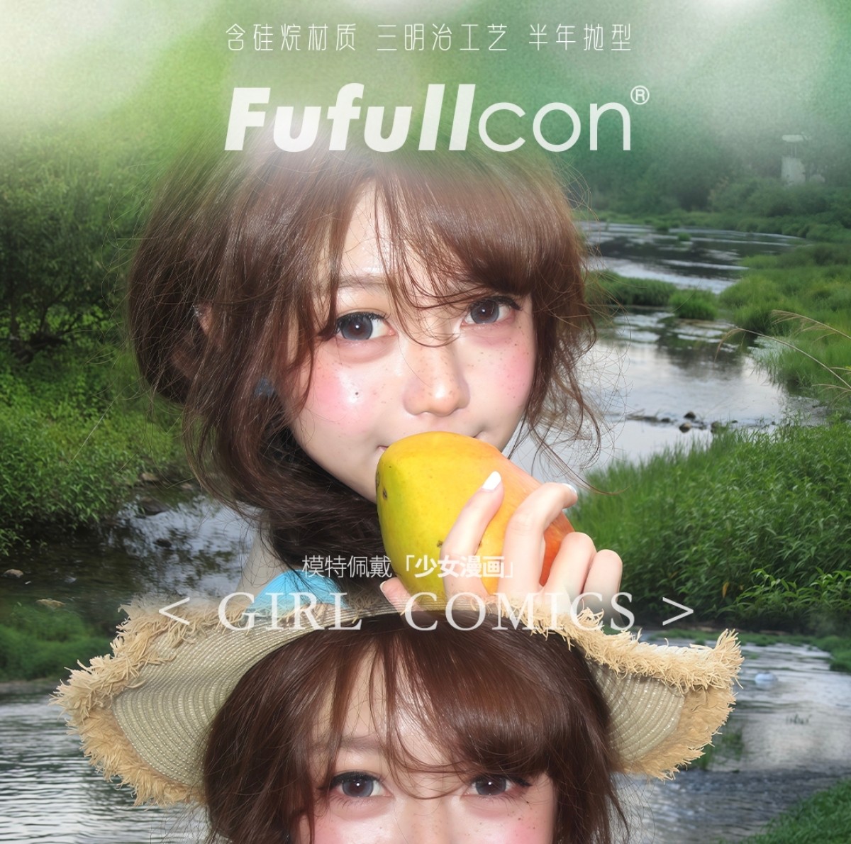 【半年抛】Fufullcon美瞳 – 瞳心未泯 恋恋在目 早八党挚爱温柔系眼珠珠