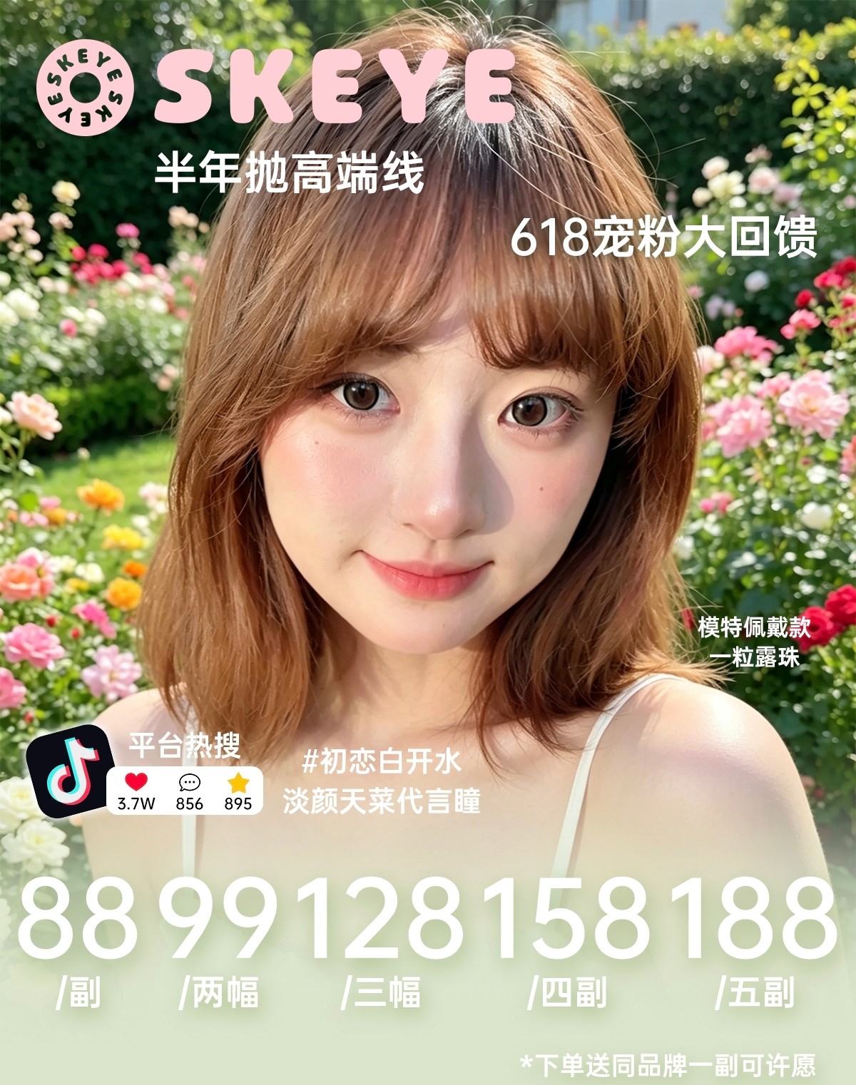 【半年抛】Skeye美瞳 – 日系氧气妈生初恋瞳 618宠粉大回馈 【半年抛】Skeye美瞳 – 日系氧气妈生初恋瞳 618宠粉大回馈