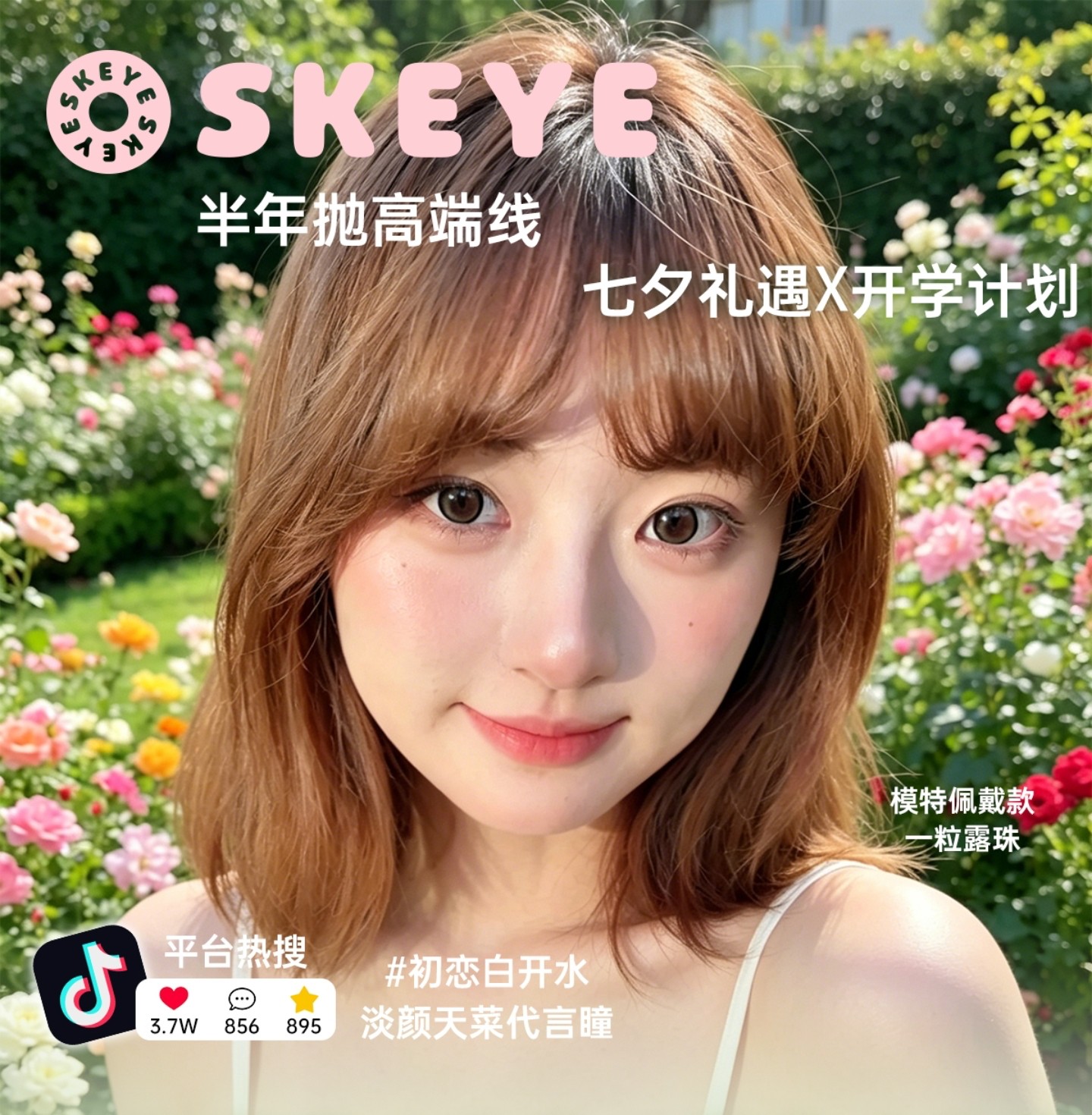 【半年抛】Skeye美瞳 – 淡颜甜妹日常完美搭档 七夕宠粉福利重磅开启 【半年抛】Skeye美瞳 – 淡颜甜妹日常完美搭档 七夕宠粉福利重磅开启