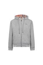 Burberry Clothing Cardigans Grey Embroidery Hooded Top
