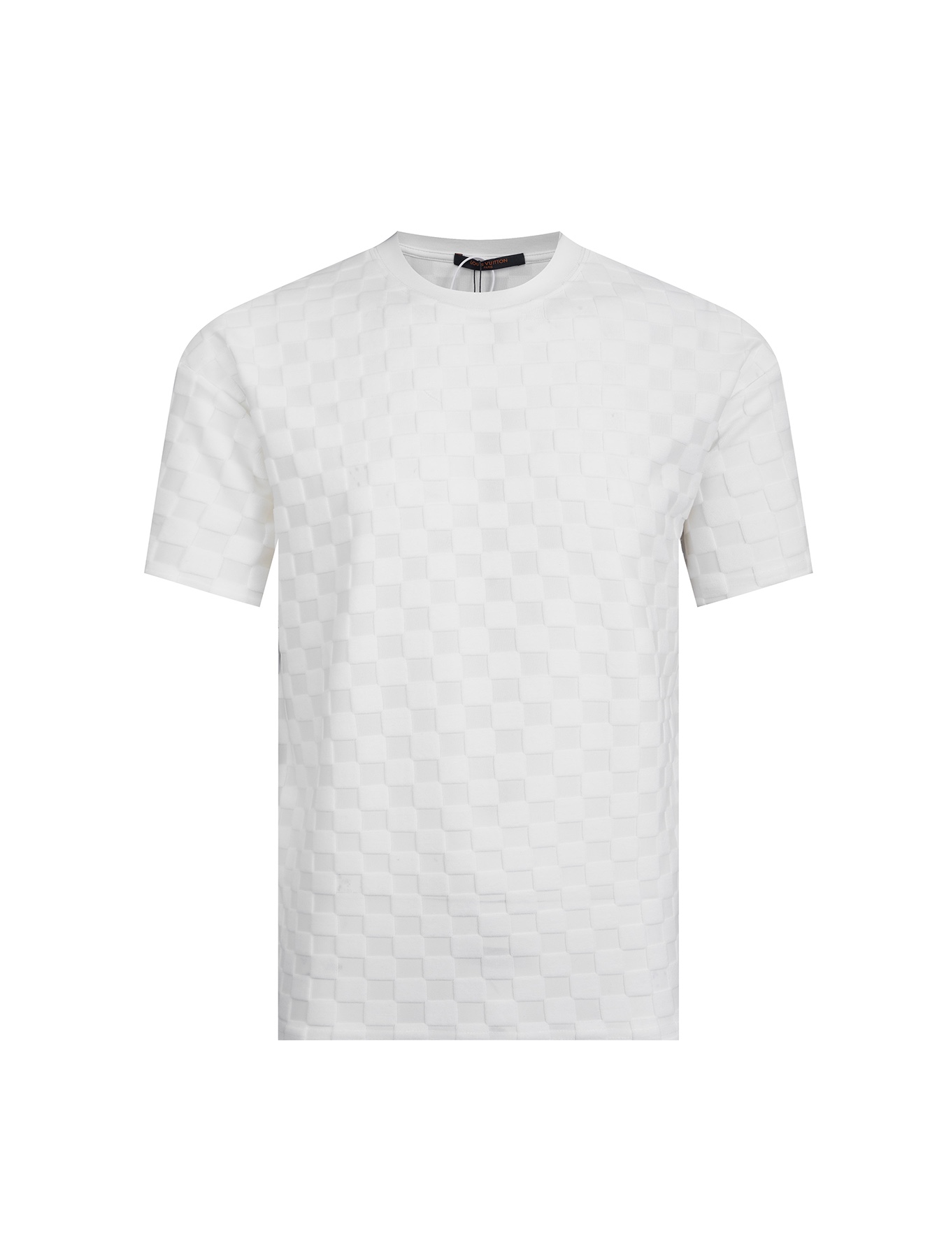 Louis Vuitton Clothing T-Shirt Black White Unisex Short Sleeve