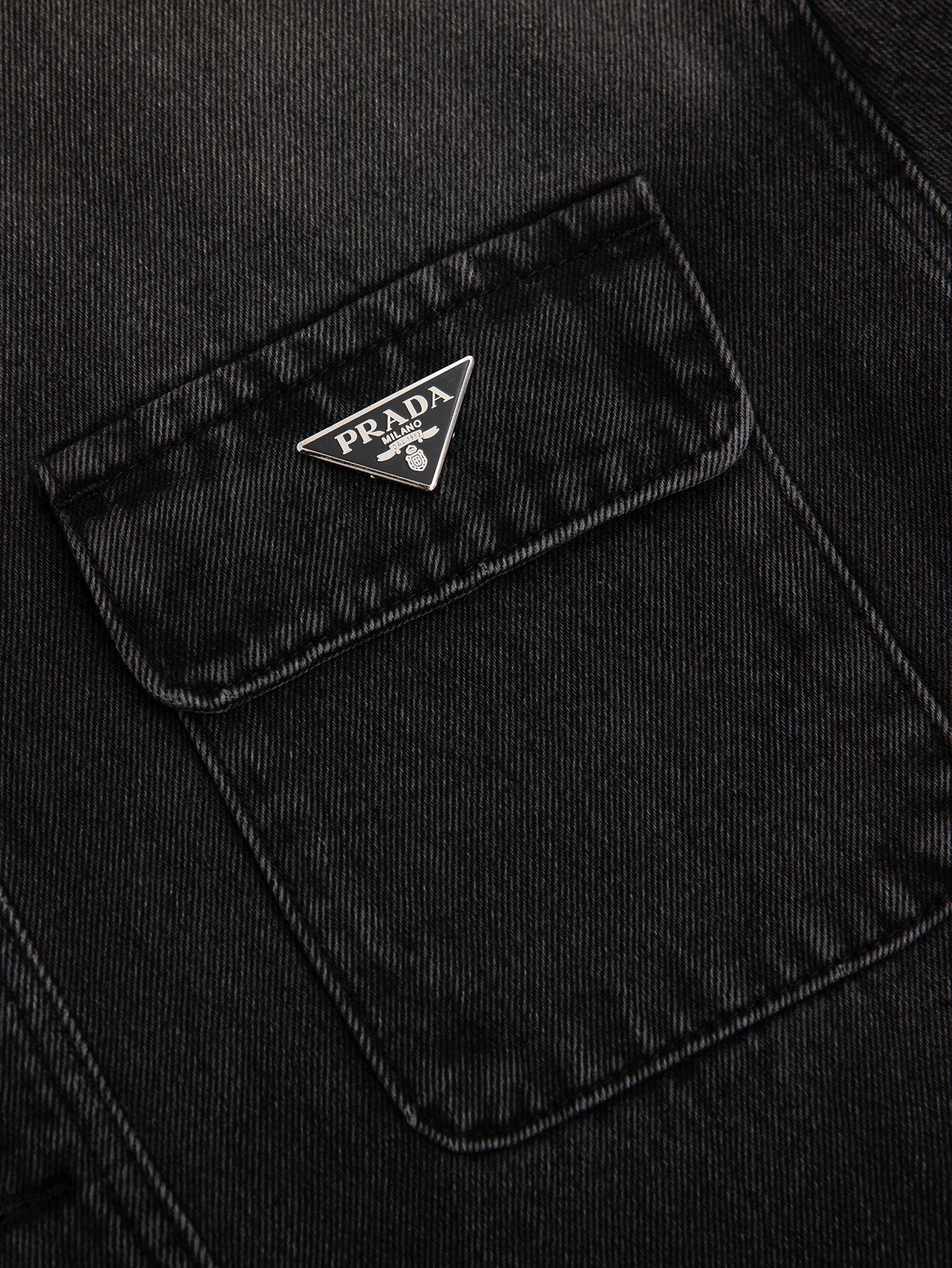 Prada Classic Cowboy Shirts: Italian Cotton, Original Design, High Quality, 656 Yuan - 图片 3