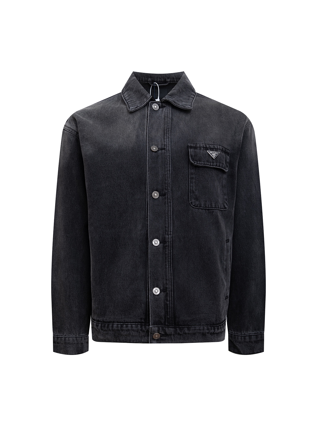 Prada Classic Cowboy Shirts: Italian Cotton, Original Design, High Quality, 656 Yuan