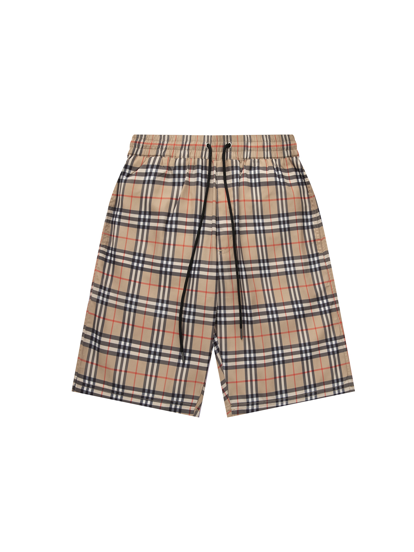 Burberry BUR巴宝莉 抽绳款 格纹对位沙滩裤短裤