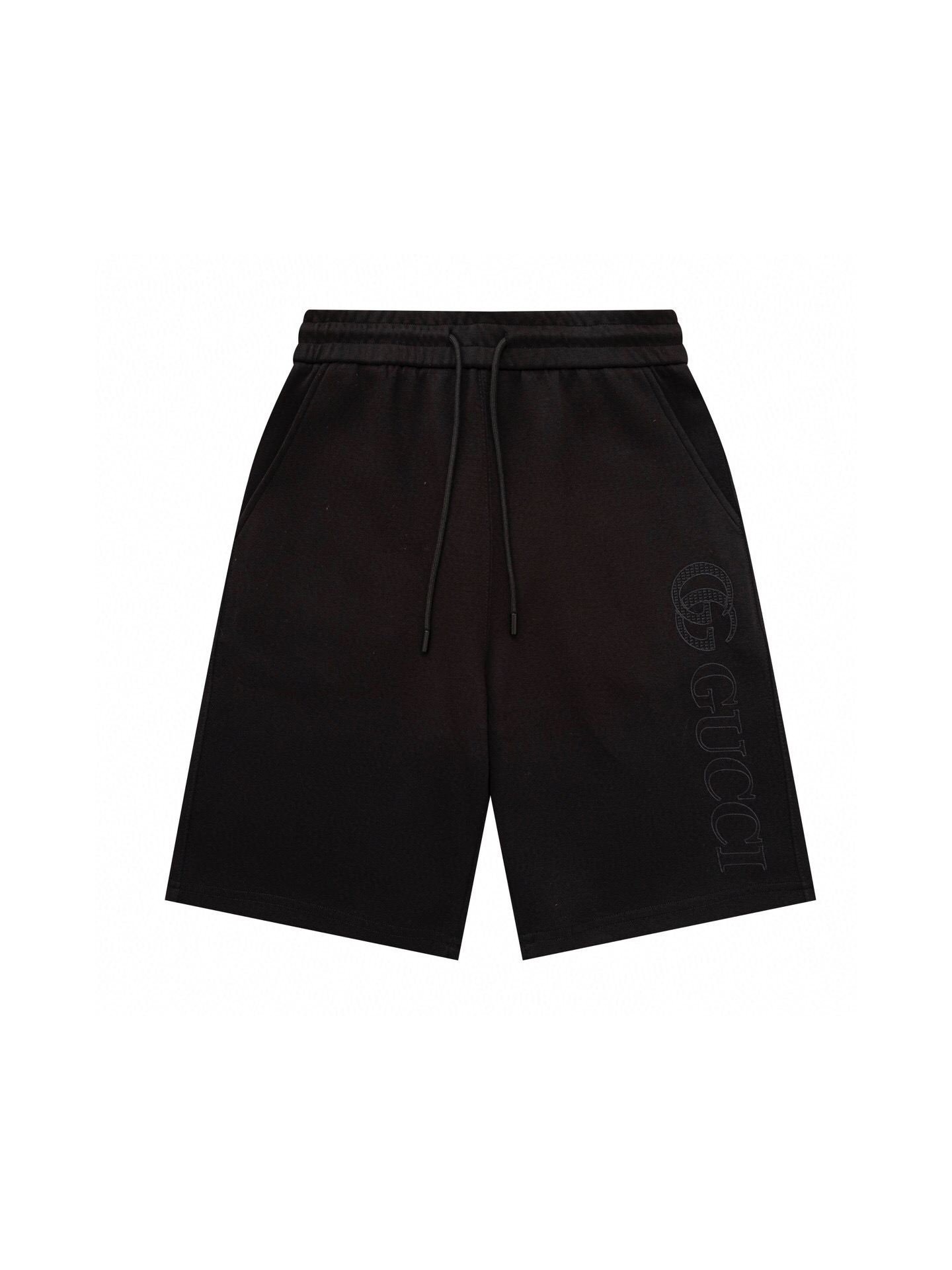 Versión ZP) - Modelo clásico de la web oficial de Gucci, pantalones cortos casuales de algodón air layer con bordado 3D…