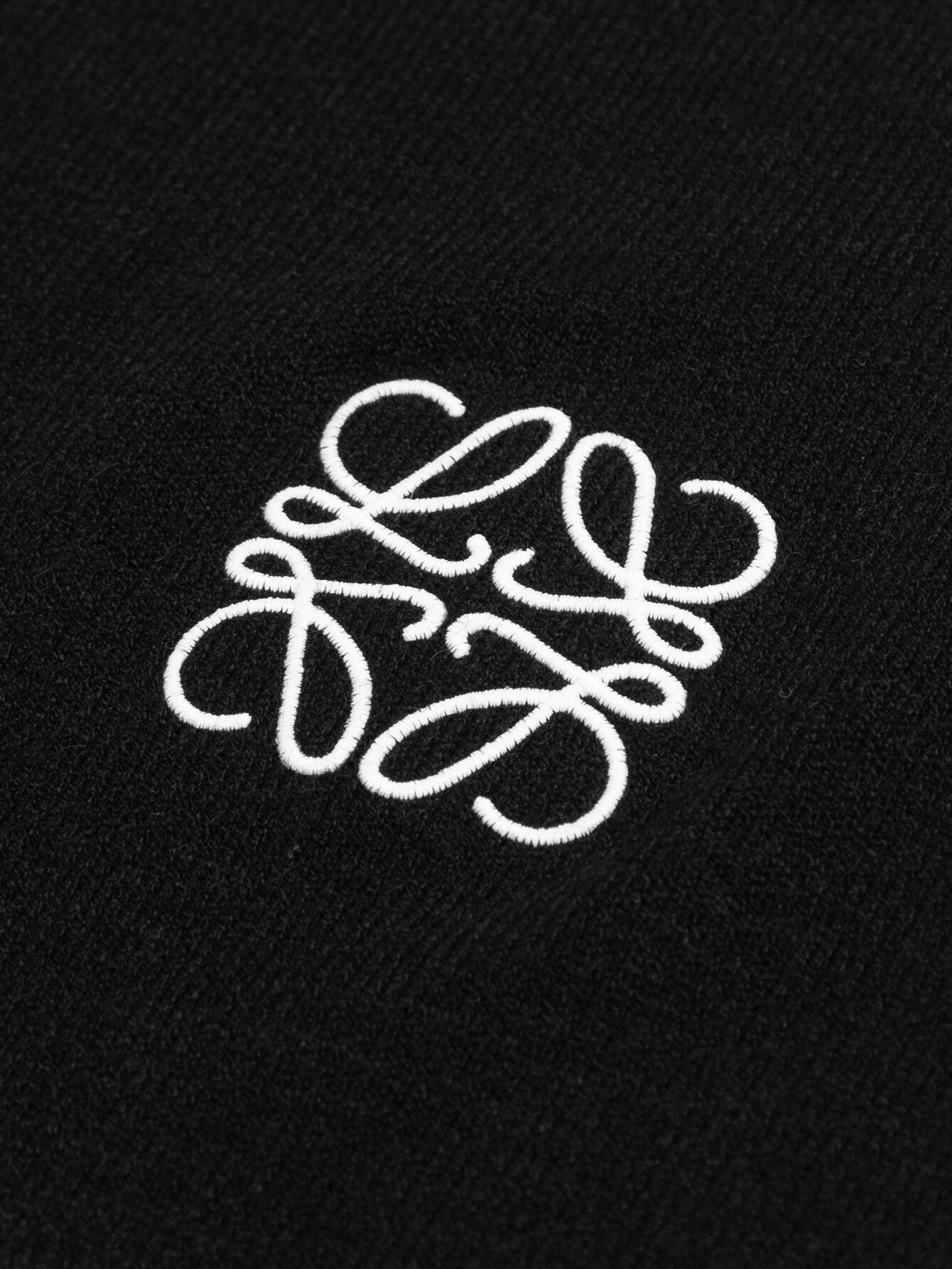Loewe Loewe罗意威官网 款 简约字母刺绣 山羊绒圆领针织毛衣