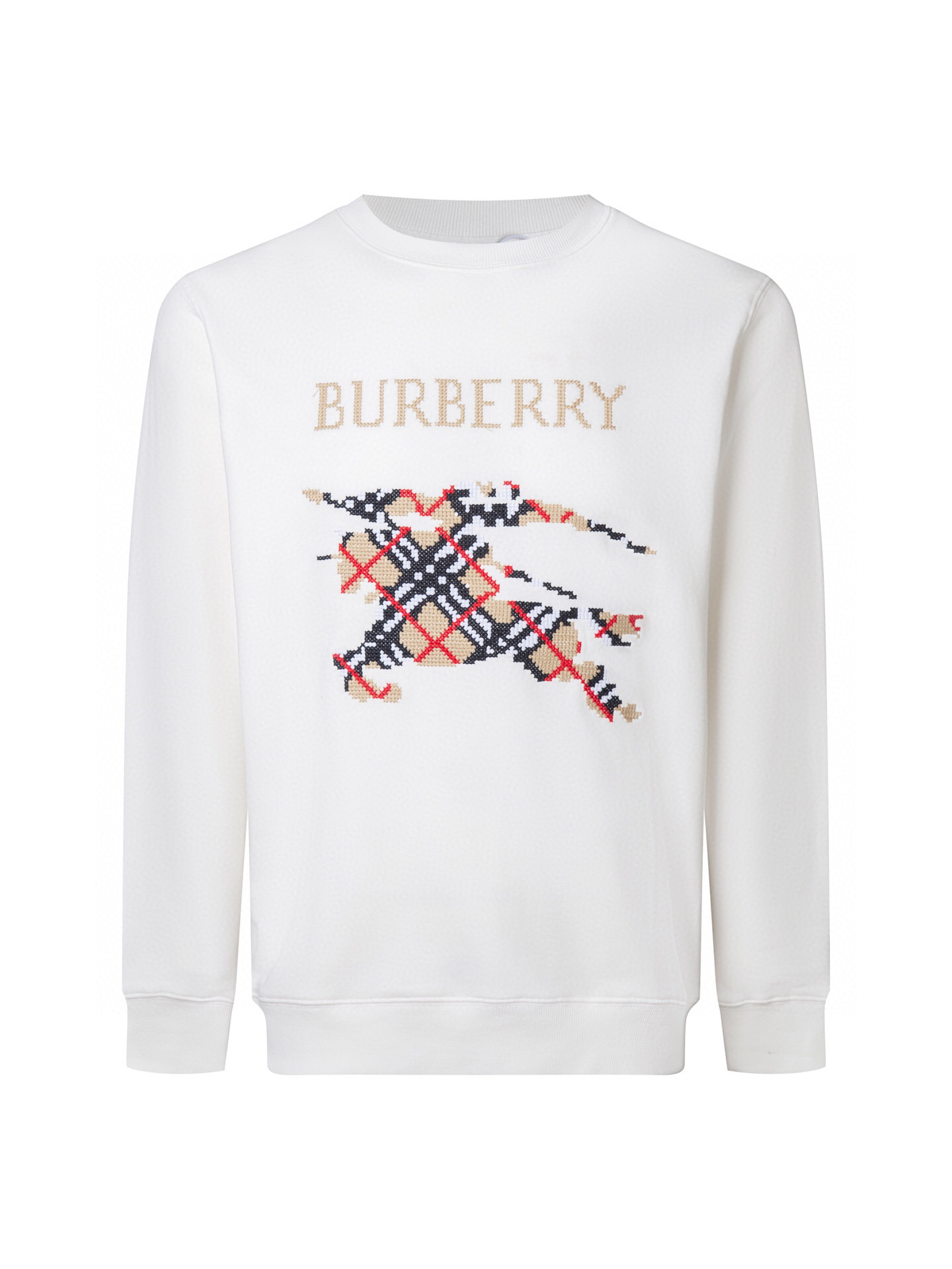 Versión ZP) - El sitio web oficial de Burberry 25 lanza la nueva sudadera con cuello redondo y bordado War Horse para h…