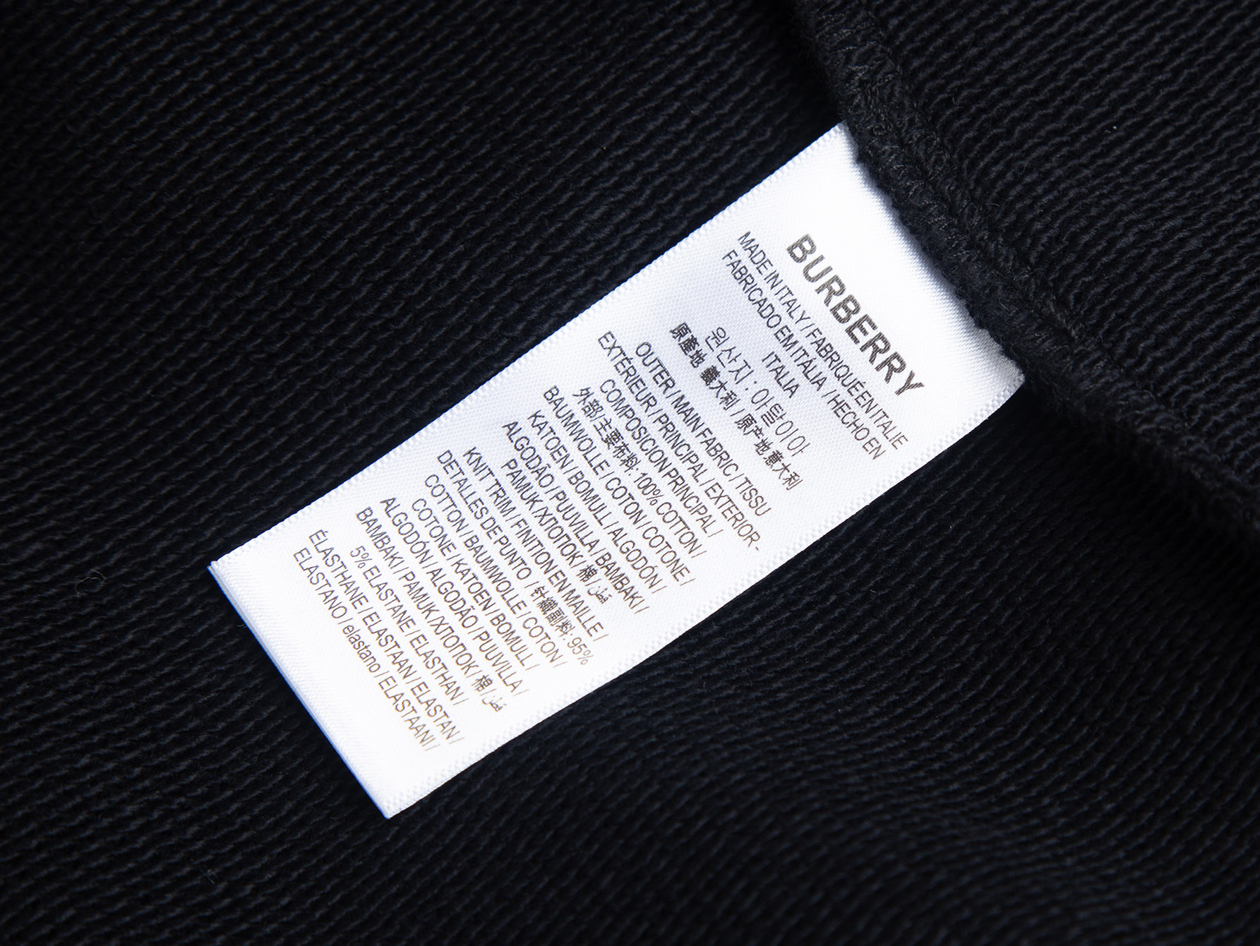 Burberry Bur巴宝莉官网 款 背后战马精密刺绣磨毛抓绒加厚款外套