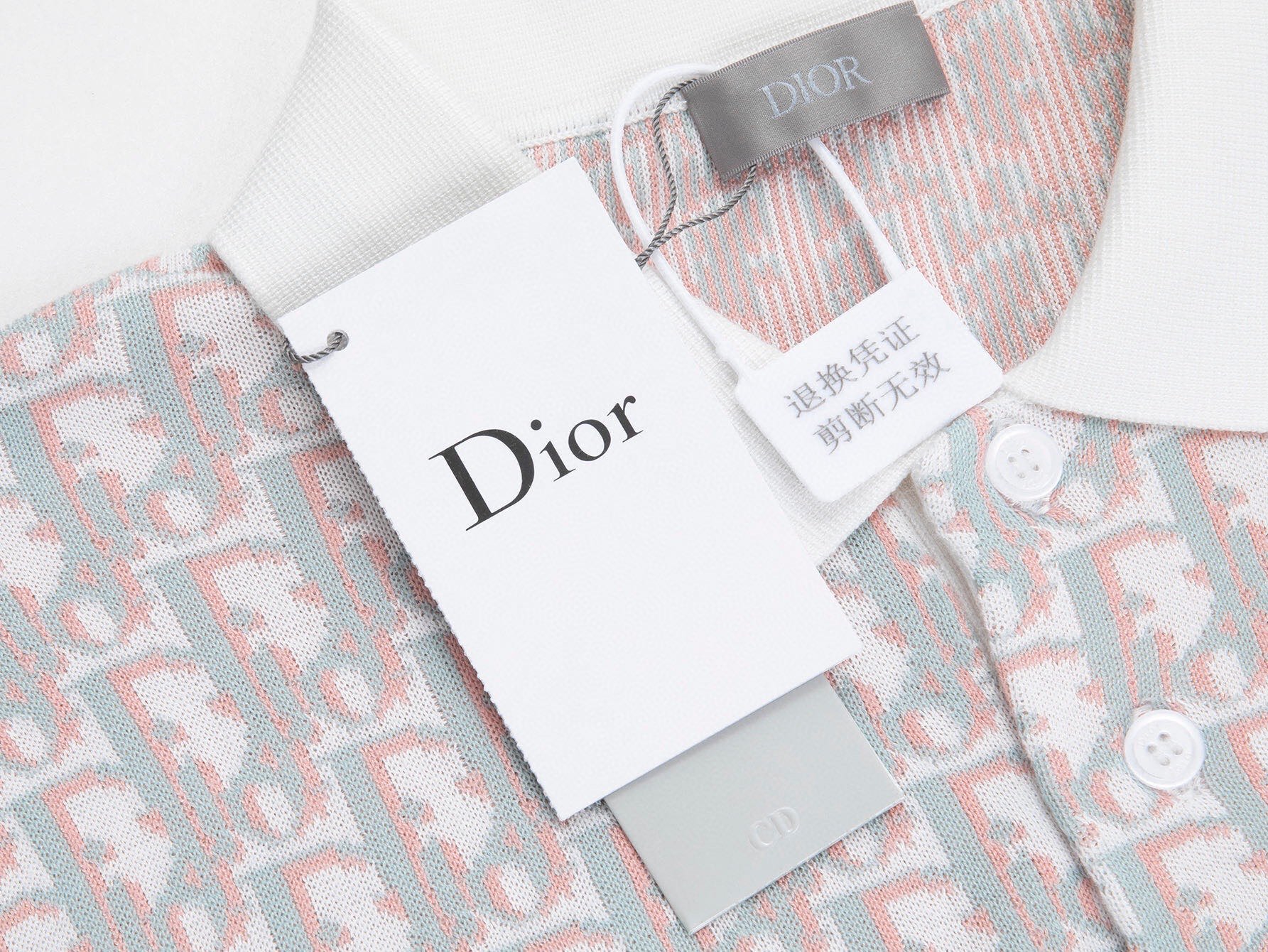 Dior Dior迪奥官网 款 字母提花天丝针织短袖Polo衫