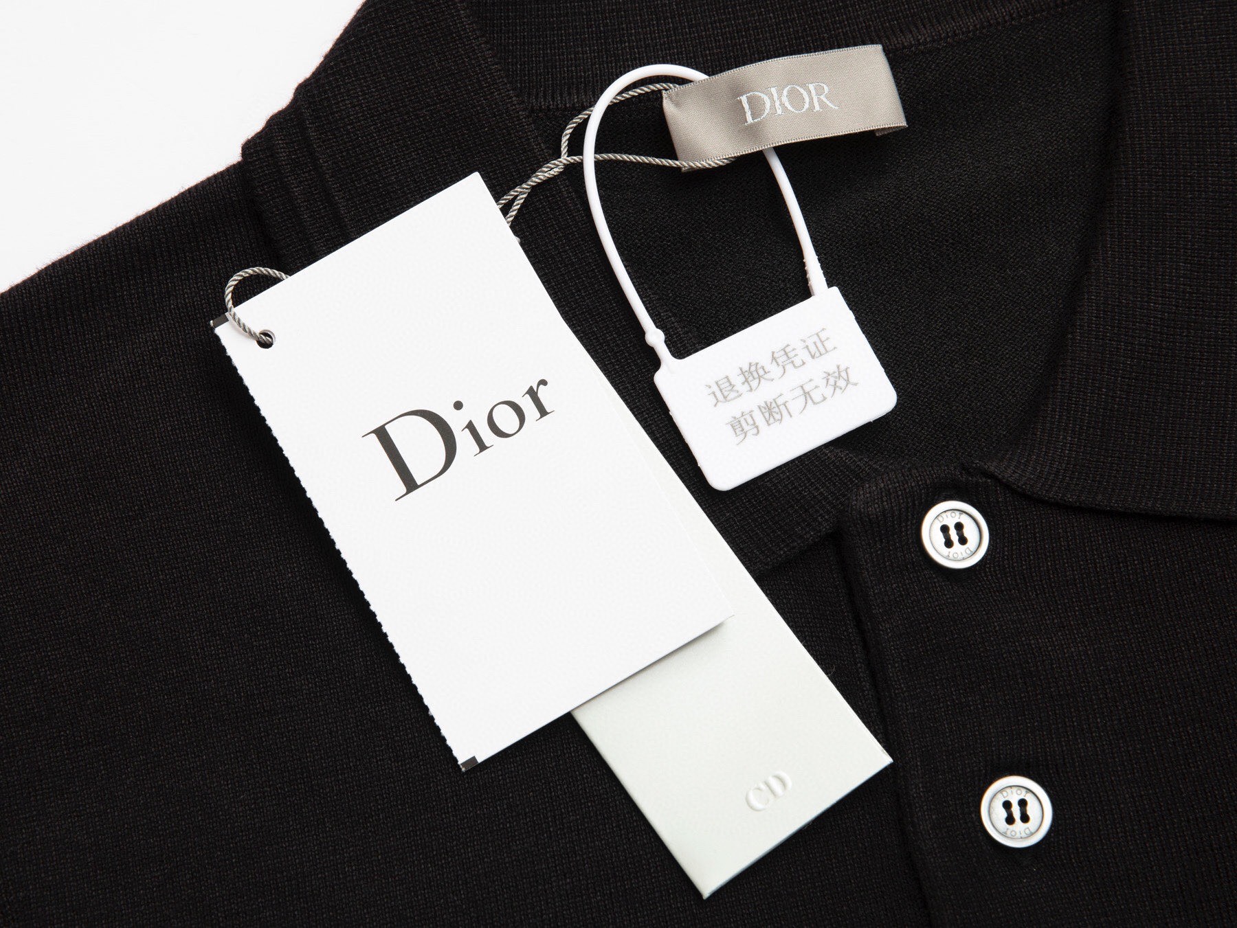 Dior Dior迪奥官网 款 字母提花圆领羊绒针织短袖