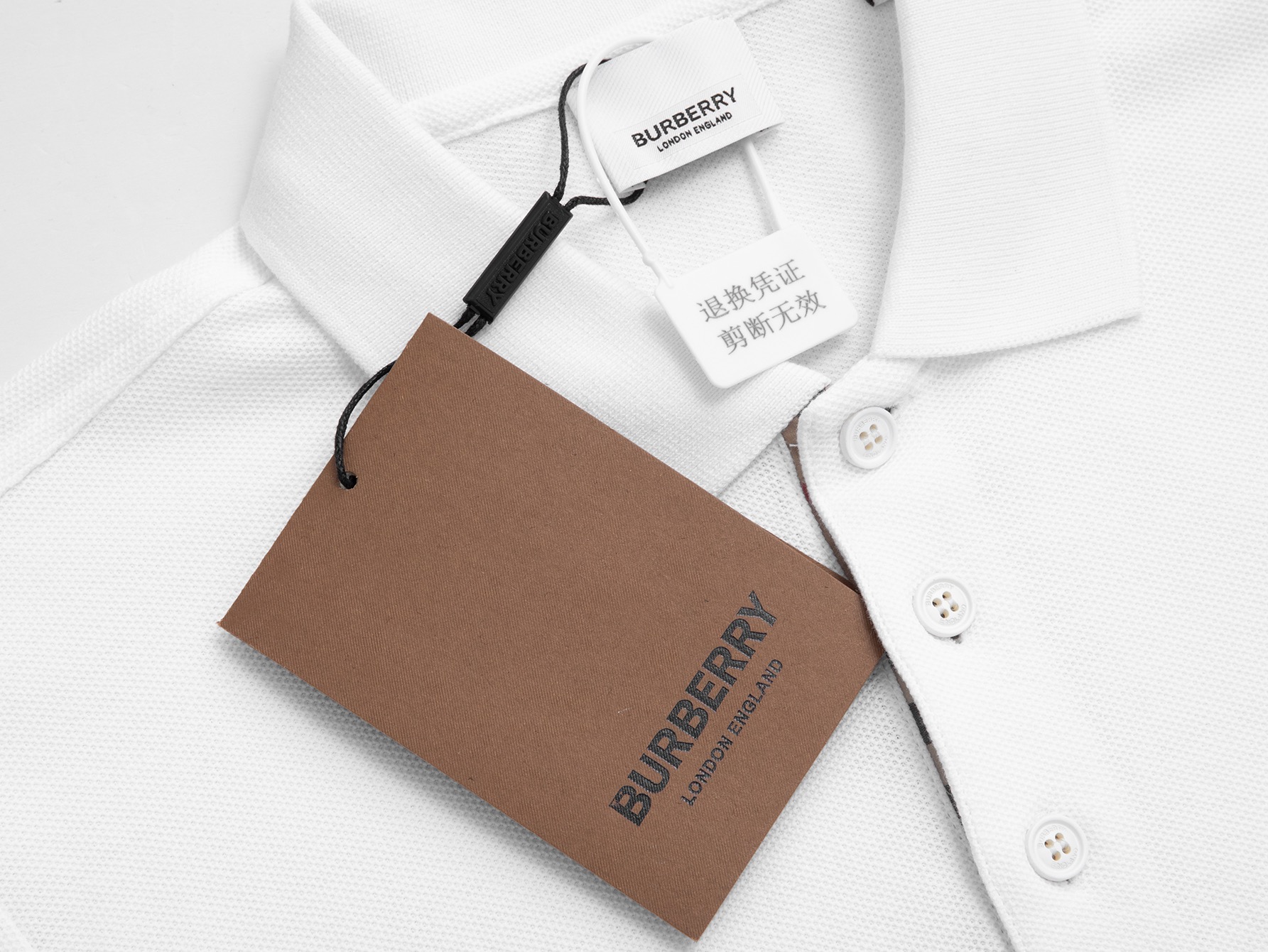 Burberry BUR巴宝莉 官网款 格子纽扣战马立体刺绣翻领POLO衫