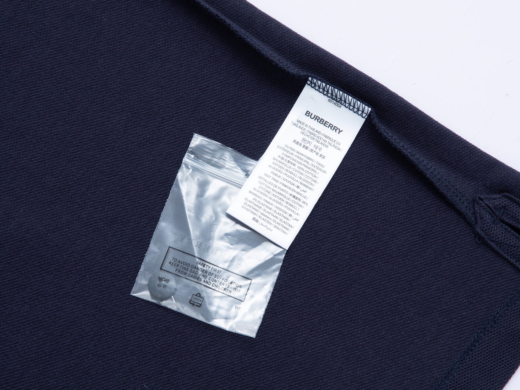Burberry BUR巴宝莉 官网款 格子纽扣战马立体刺绣翻领POLO衫
