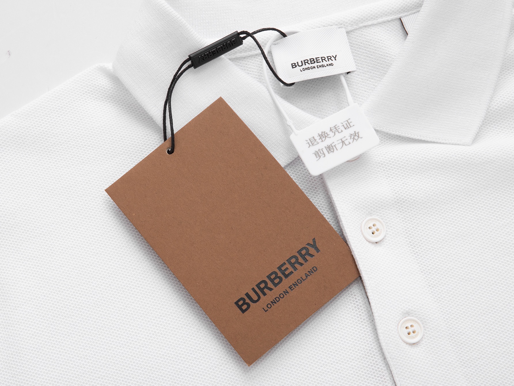 Burberry BUR巴宝莉 官网款 TB款立体刺绣翻领POLO衫
