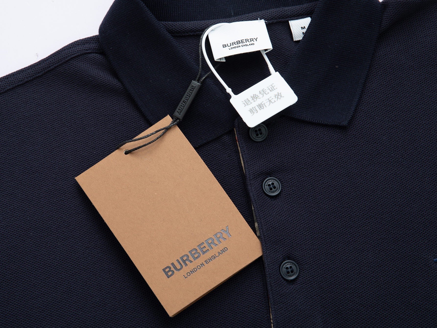 Burberry BUR巴宝莉 官网款 TB款立体刺绣翻领POLO衫