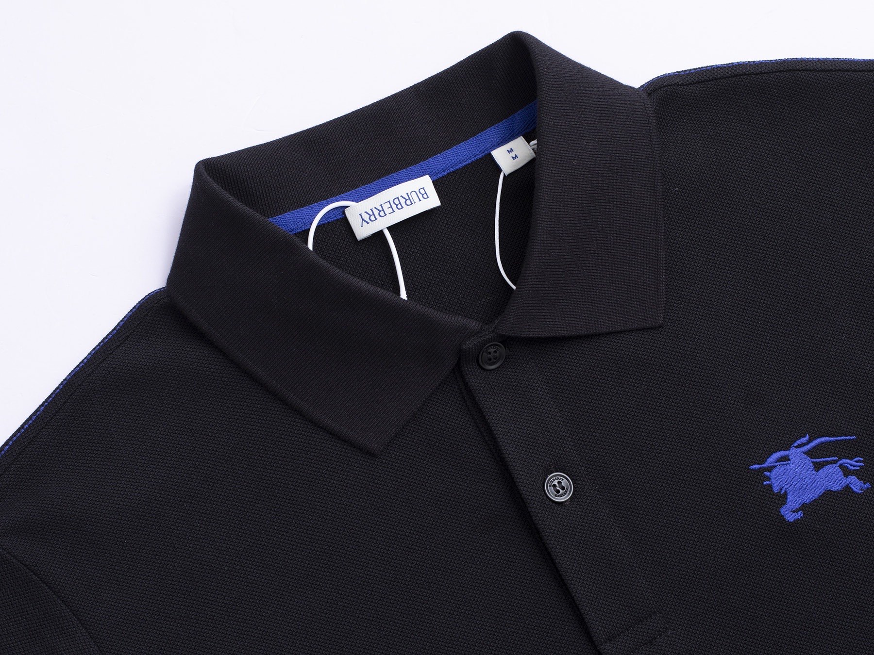 Burberry BUR巴宝莉 官网款 战马立体刺绣翻领POLO衫