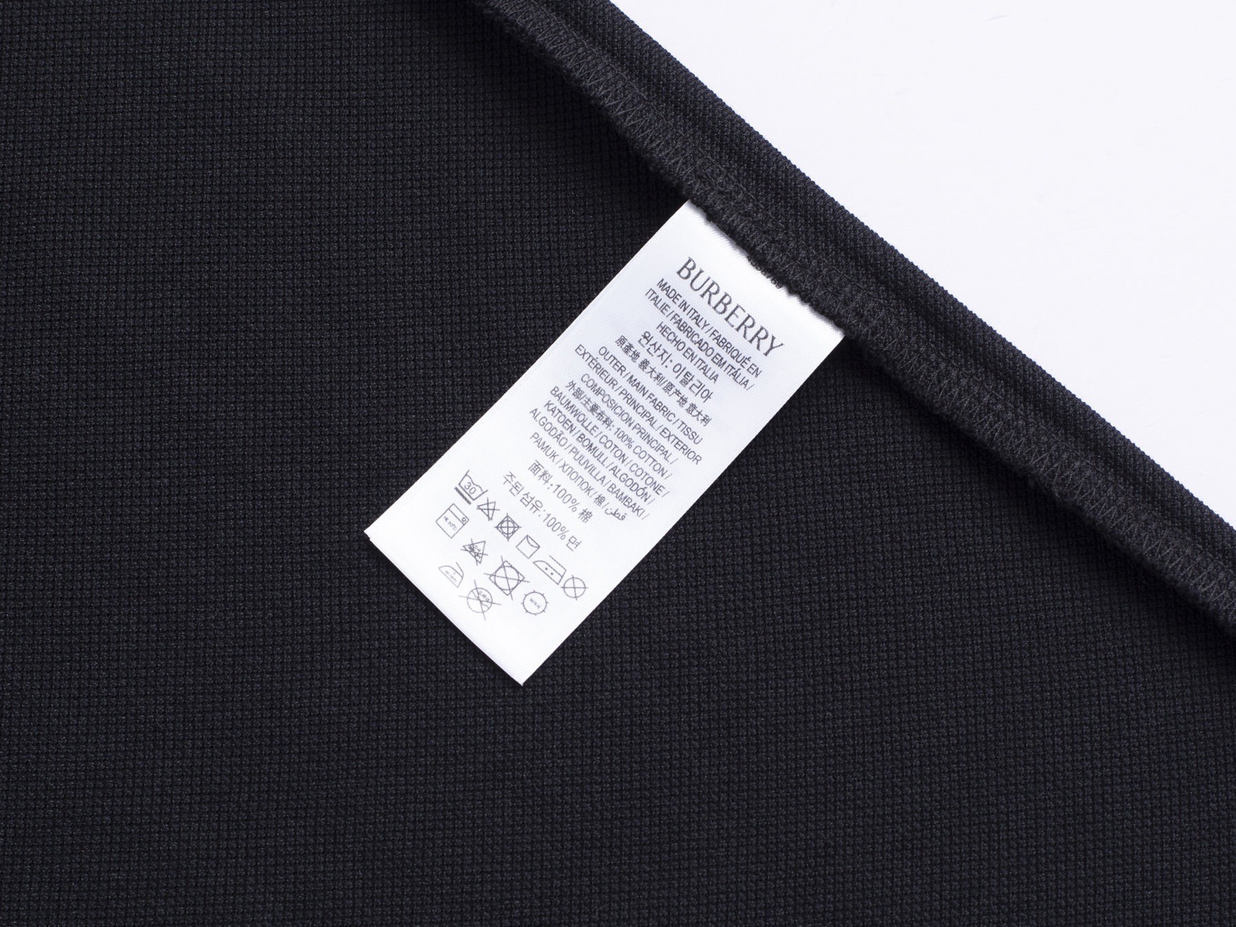 Burberry BUR巴宝莉 官网款 战马立体刺绣翻领POLO衫