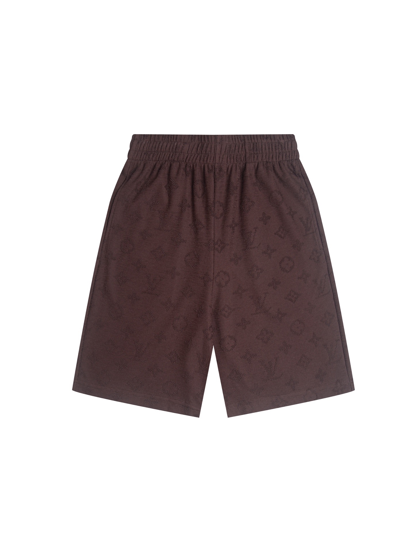 P145 (versión ZP) - Louis Vuitton modelo clásico de la web oficial, pantalones cortos holgados con jacquard de toalla y…
