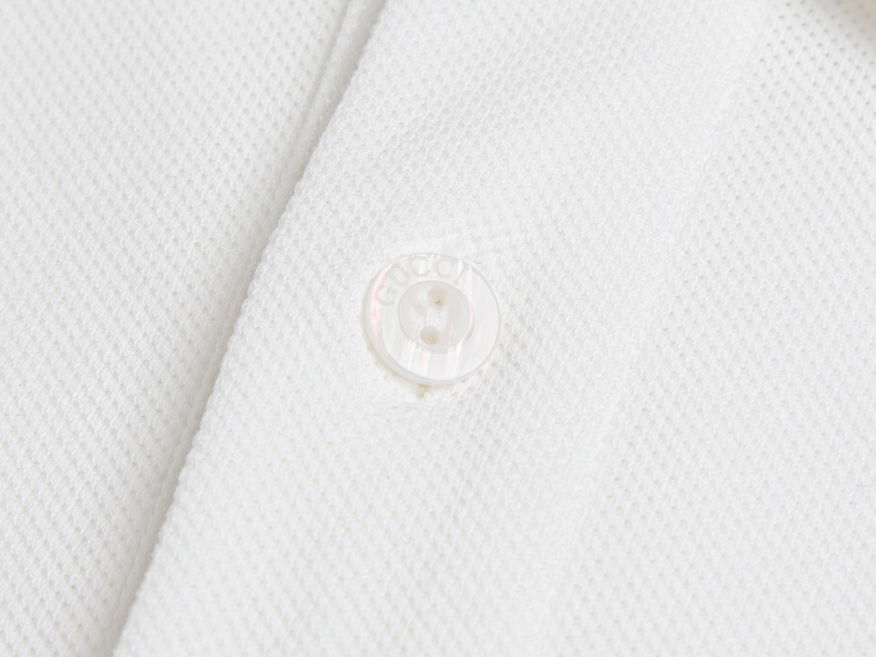 Gucci Gucci 上新 全新黑标字母刺绣POLO短袖