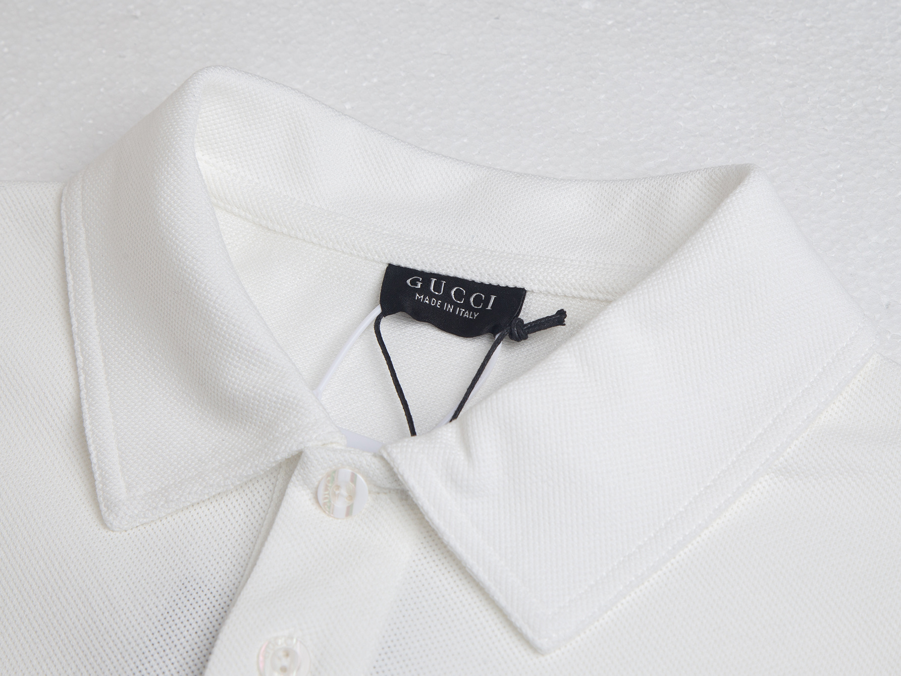 Gucci Gucci 上新 全新黑标字母刺绣POLO短袖