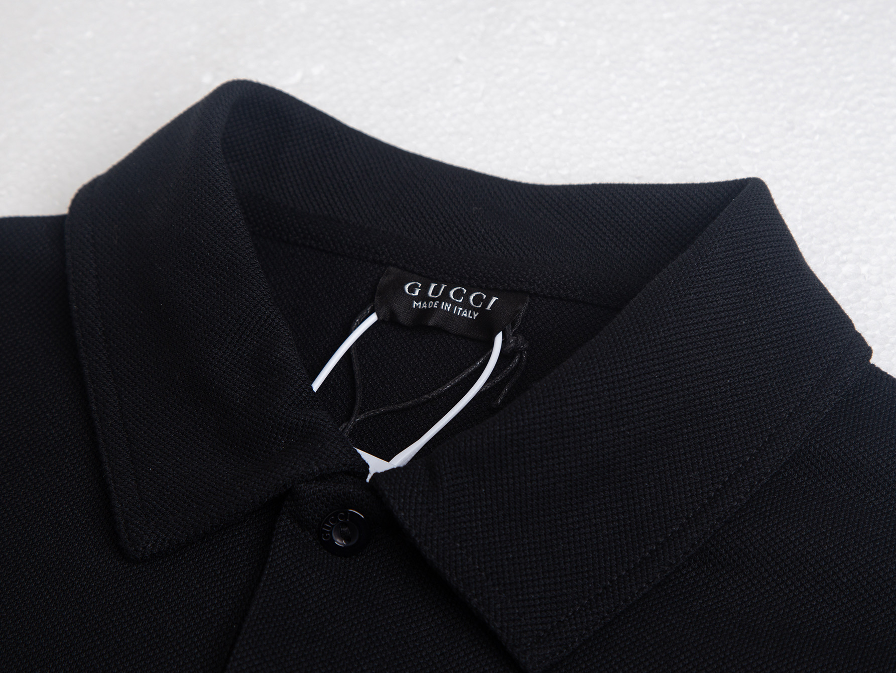 Gucci Gucci 上新 全新黑标字母刺绣POLO短袖