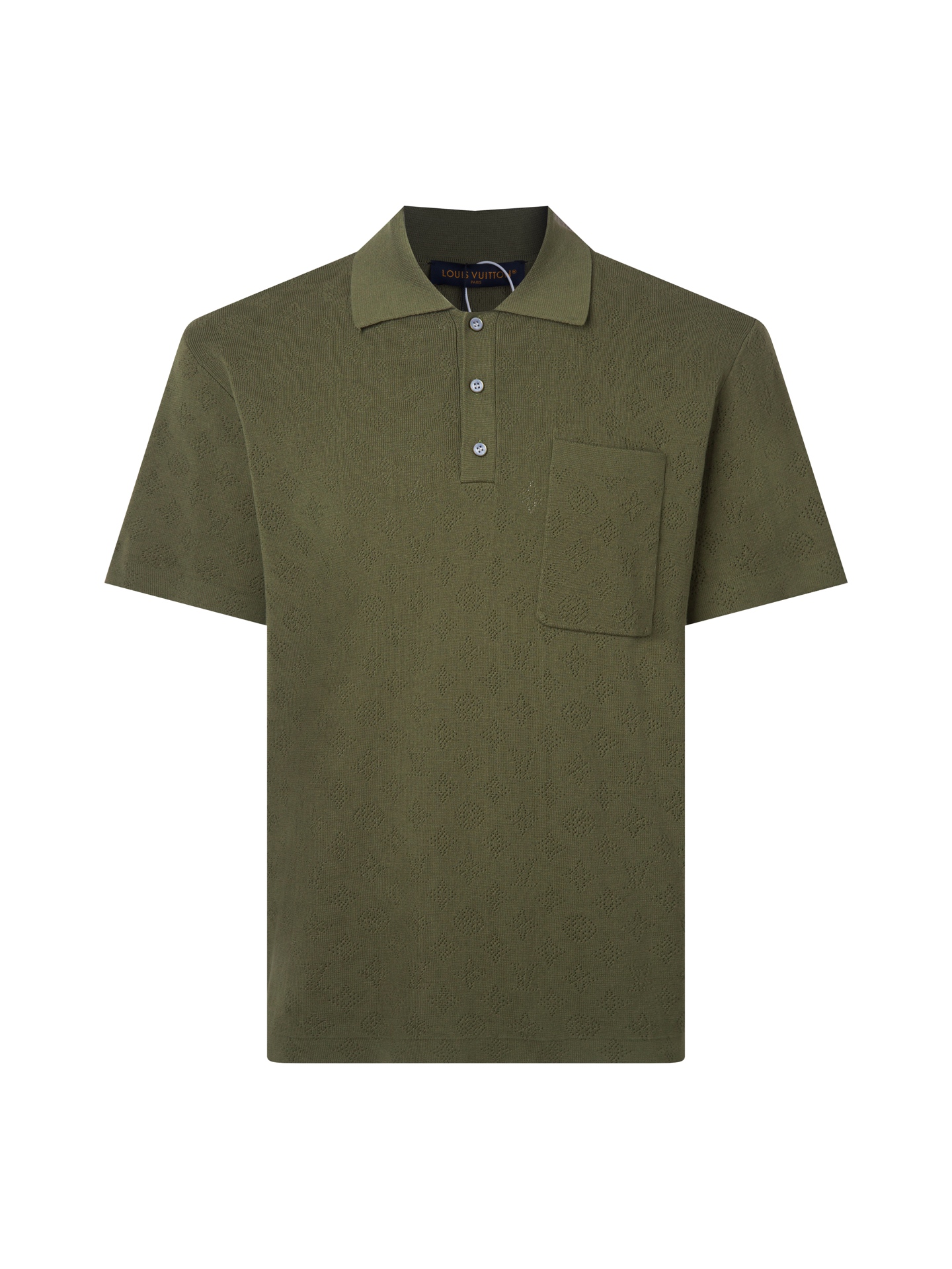 P175 (versión ZP) - Louis Vuitton 26 modelos nuevos en la web oficial, polo de mezcla de lana con logo calado jacquard …