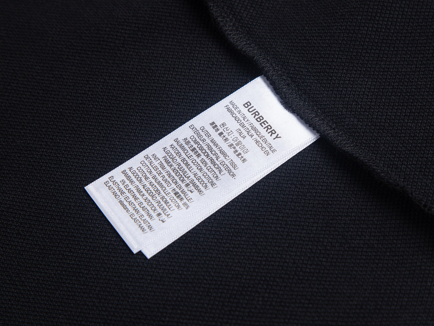 Burberry BUR巴宝莉 同步上新 格纹领 款战马翻领POLO衫