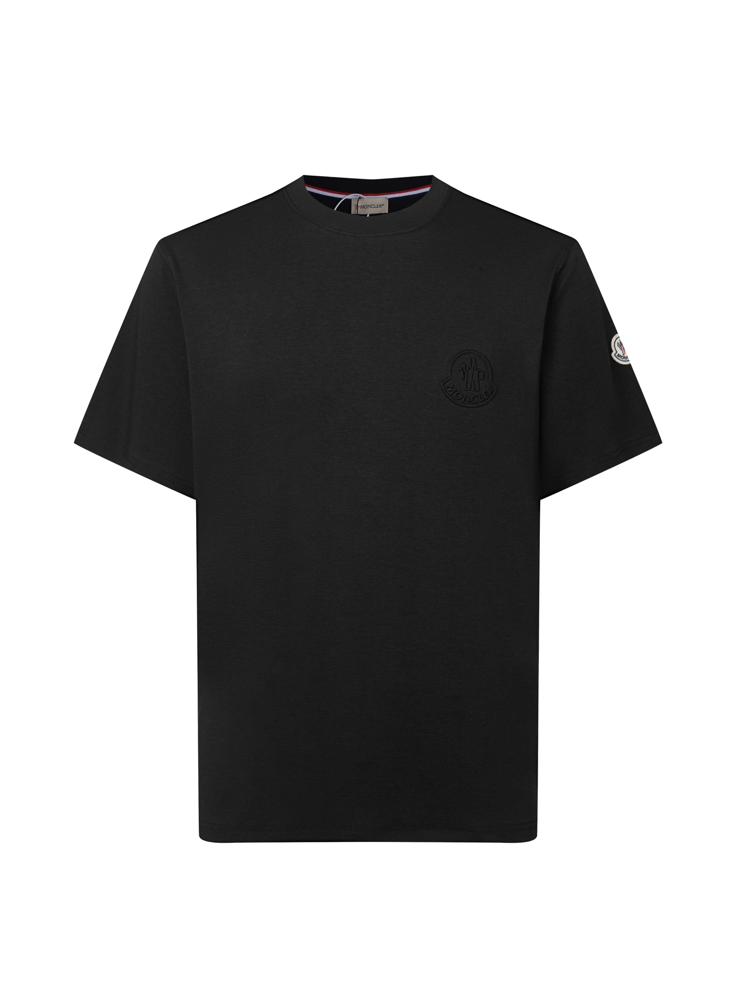 @125 Algodón aire de verano - Moncler蒙口 web oficial, camiseta de manga corta unisex con logo flotante clásico. - Tejido…
