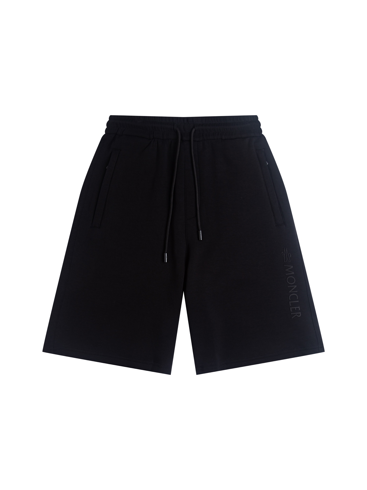 @145 Algodón aire de verano - Moncler蒙口 web oficial, pantalones cortos holgados con logo flotante clásico. - Tejido de …