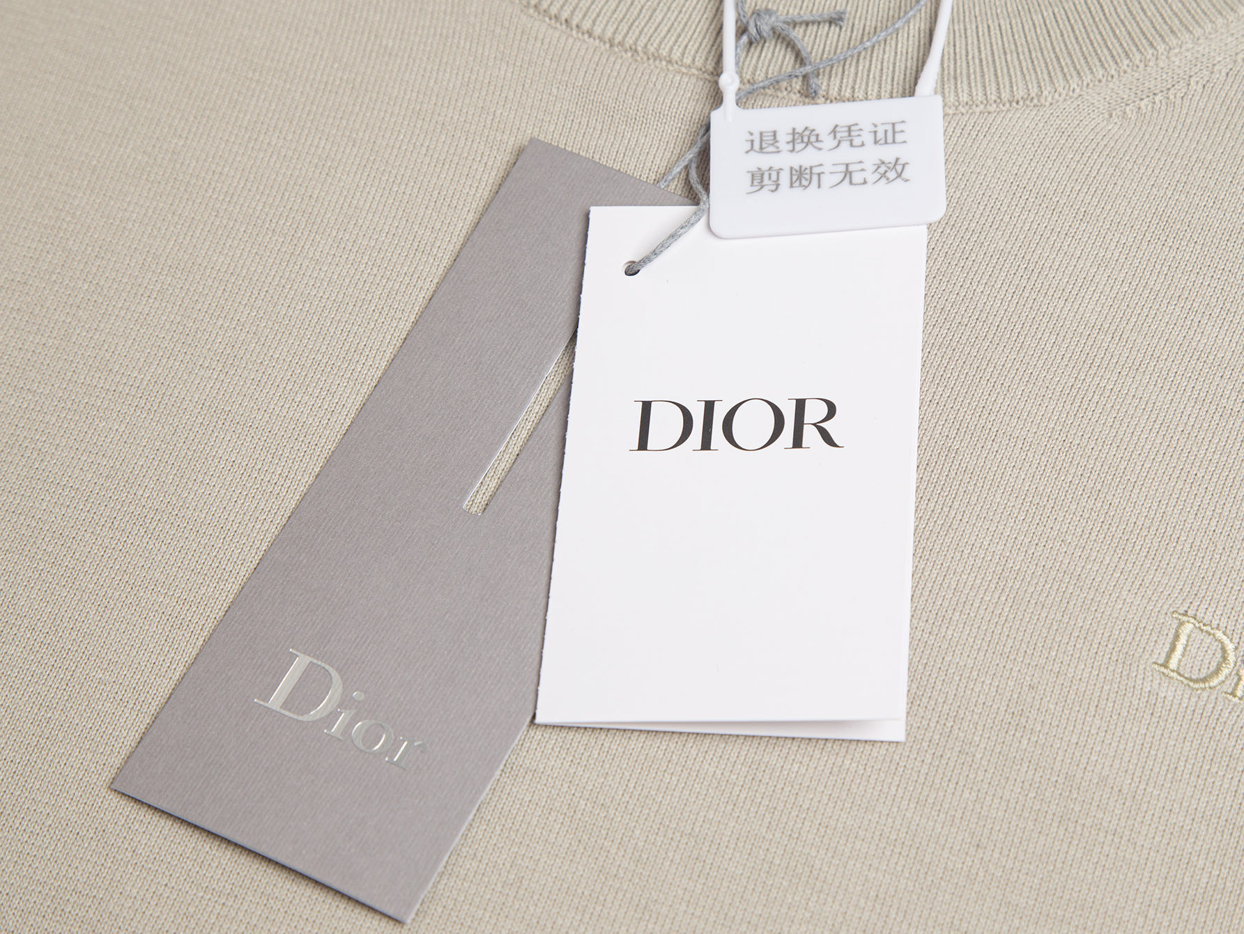 Dior Dior迪奥 26款 上新 羊毛混纺字母刺绣圆领短袖