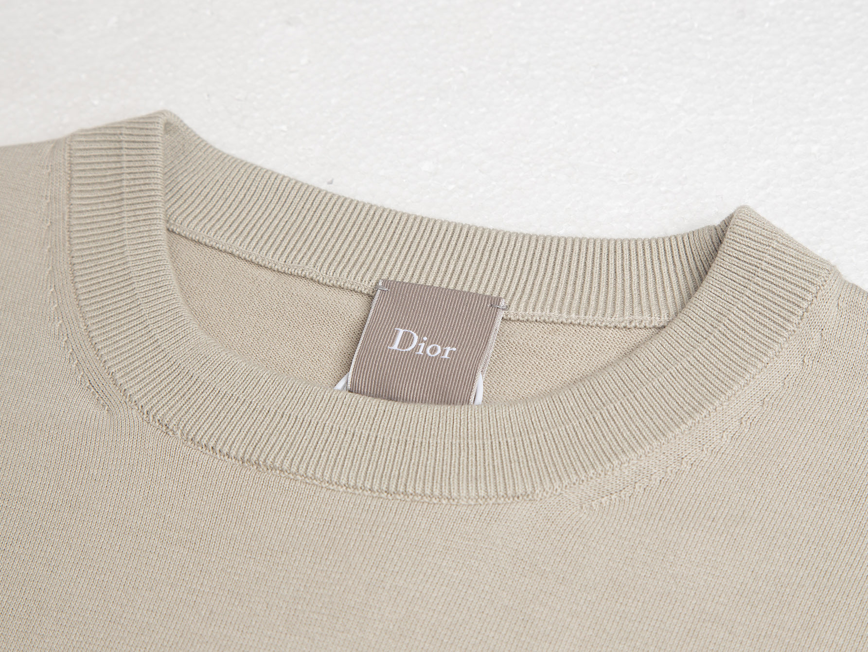 Dior Dior迪奥 26款 上新 羊毛混纺字母刺绣圆领短袖