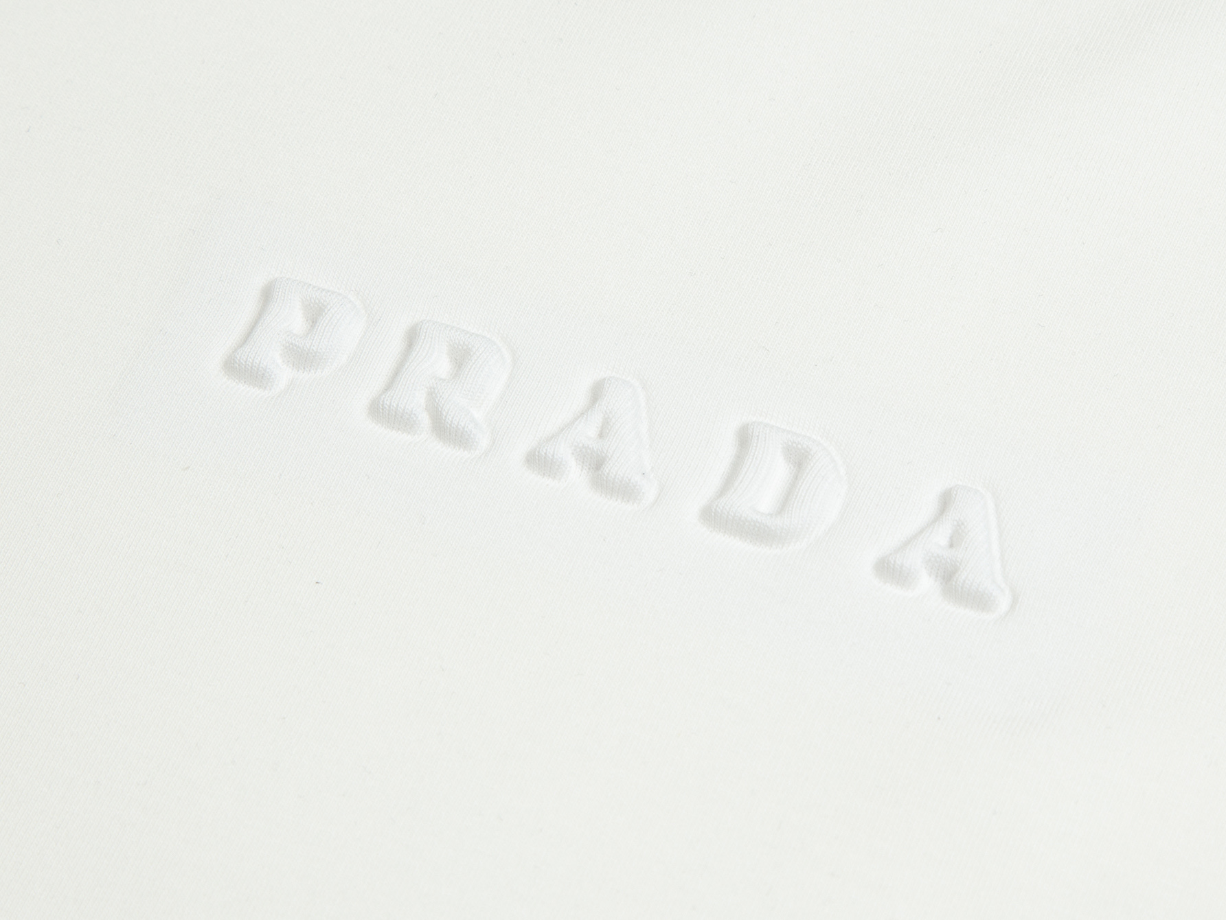 Prada Prada普拉达官网 款 浮标字母Logo 短袖T桖