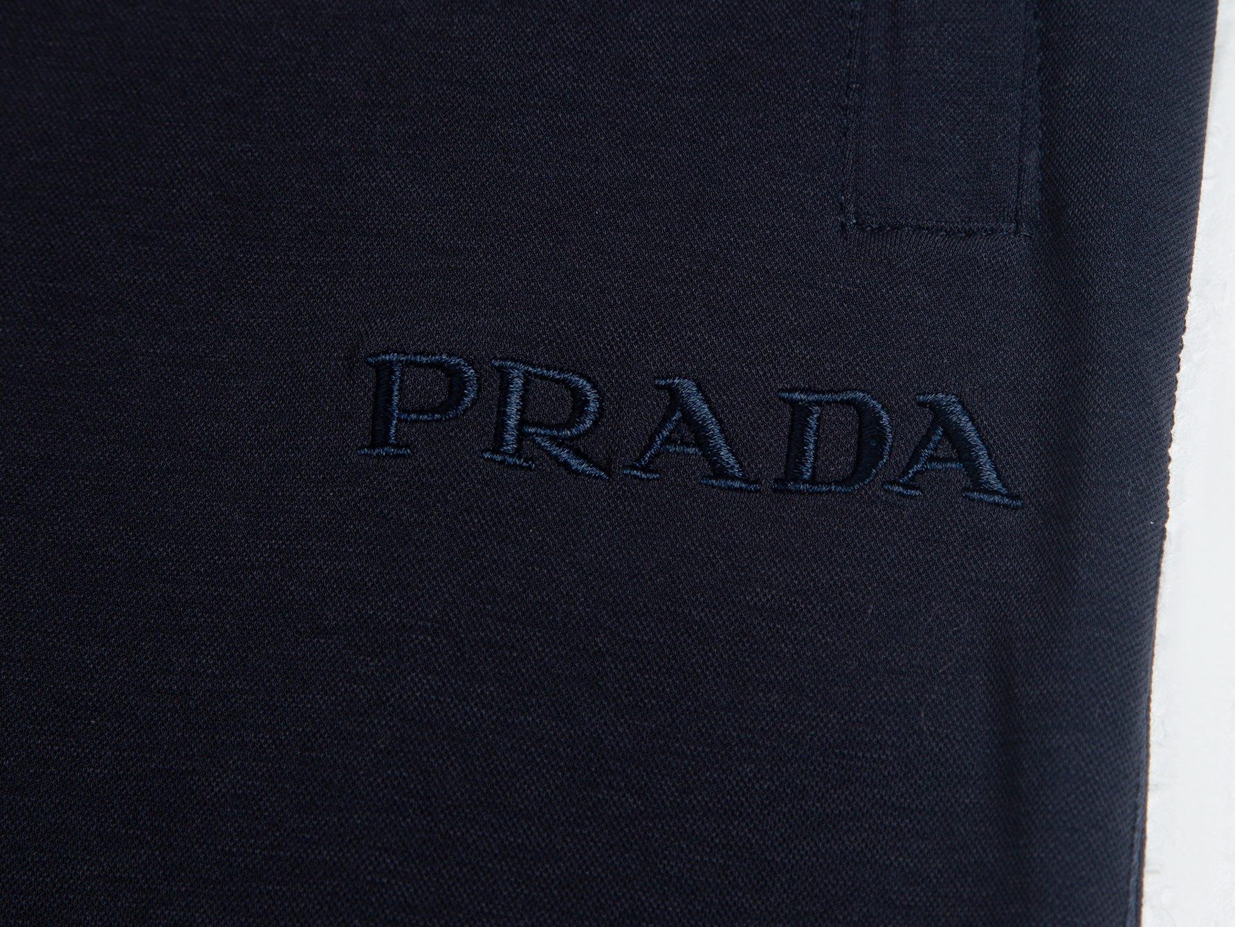 Prada Prada普拉达 官网 款 字母刺绣款式 长裤